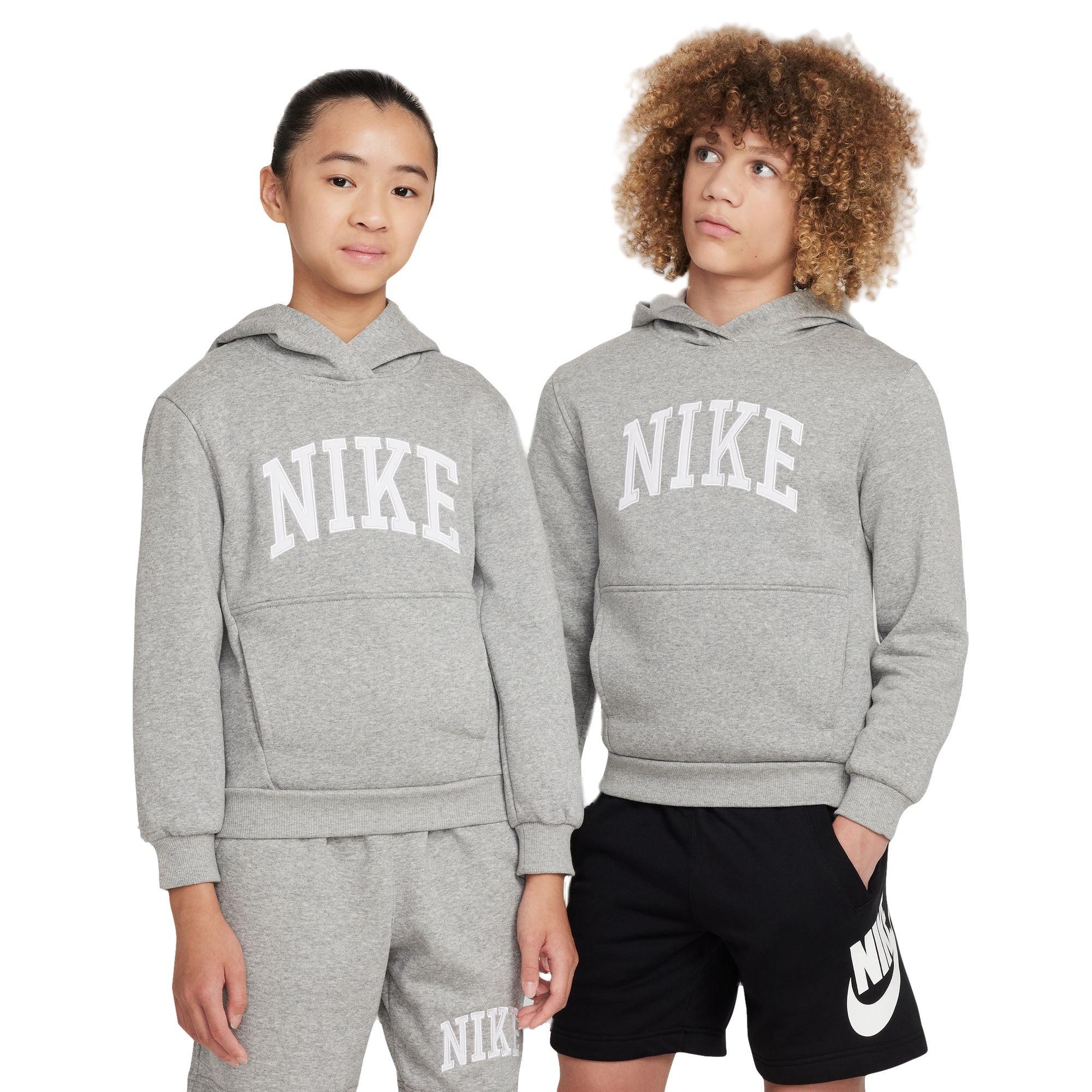 Nike Big Kids' Sportswear Club Fleece Hoodie - GREY