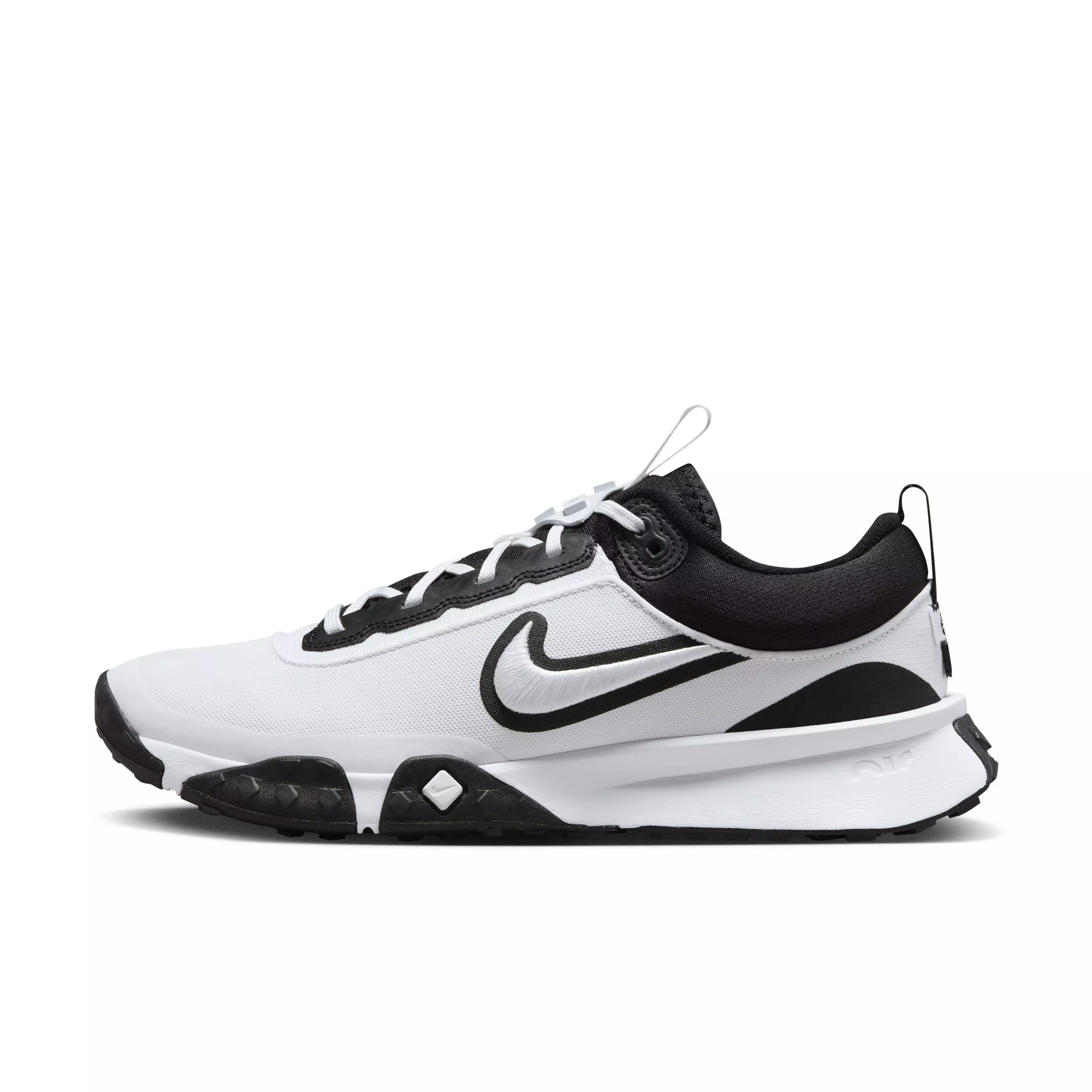 Nike Air Diamond Varsity Turf "White/Black" Men's Baseball Shoe - WHITE/BLACK