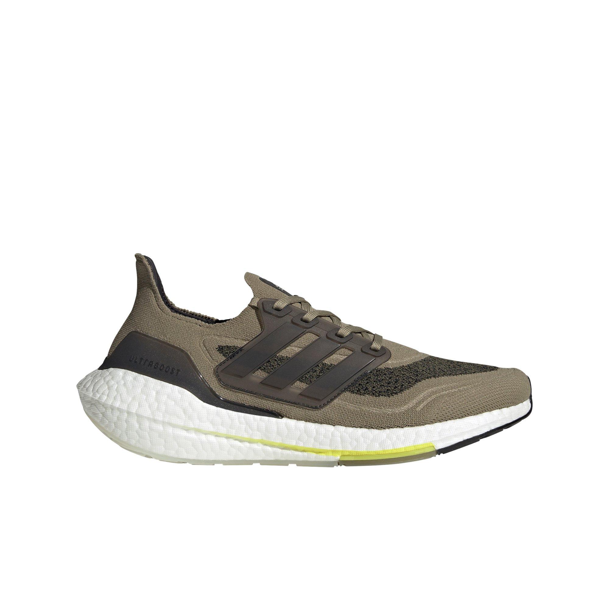 adidas Ultraboost 21 "Orbit Green/Core Black/Acid Yellow" Men's Running Shoe - GREEN/BLACK Thumbnail View 1
