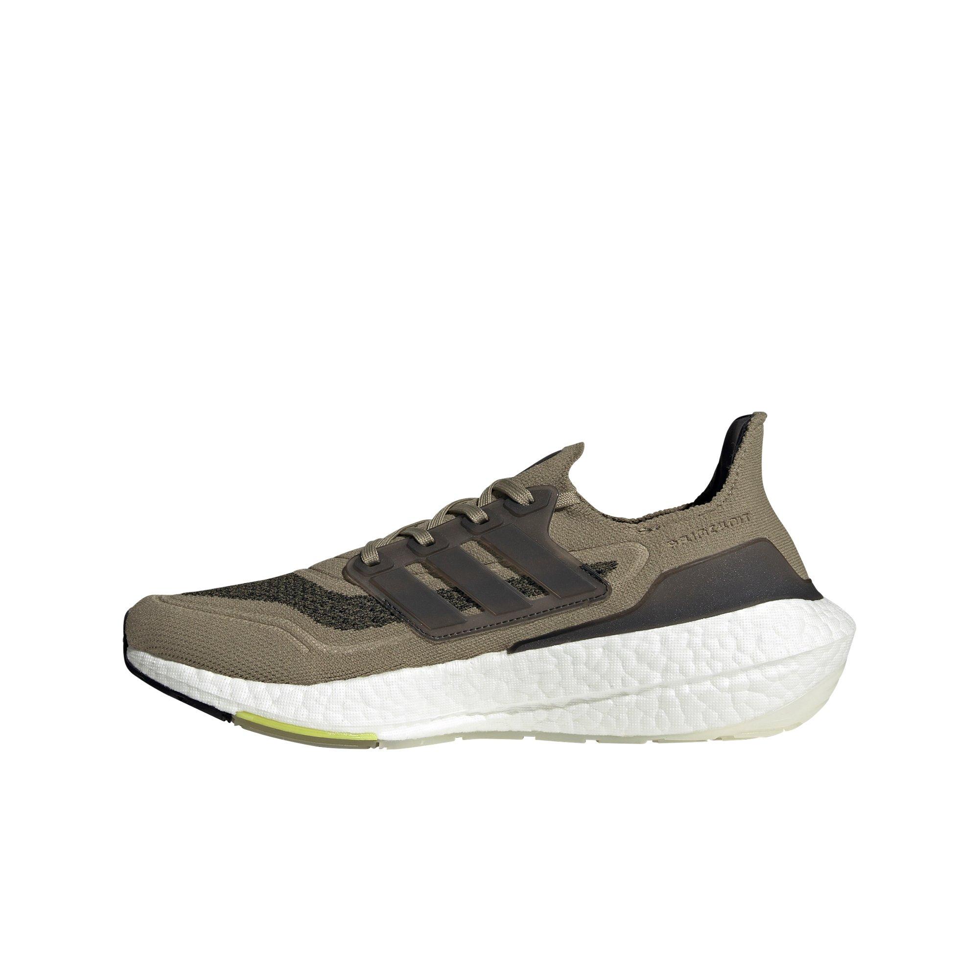 adidas Ultraboost 21 "Orbit Green/Core Black/Acid Yellow" Men's Running Shoe - GREEN/BLACK Thumbnail View 2