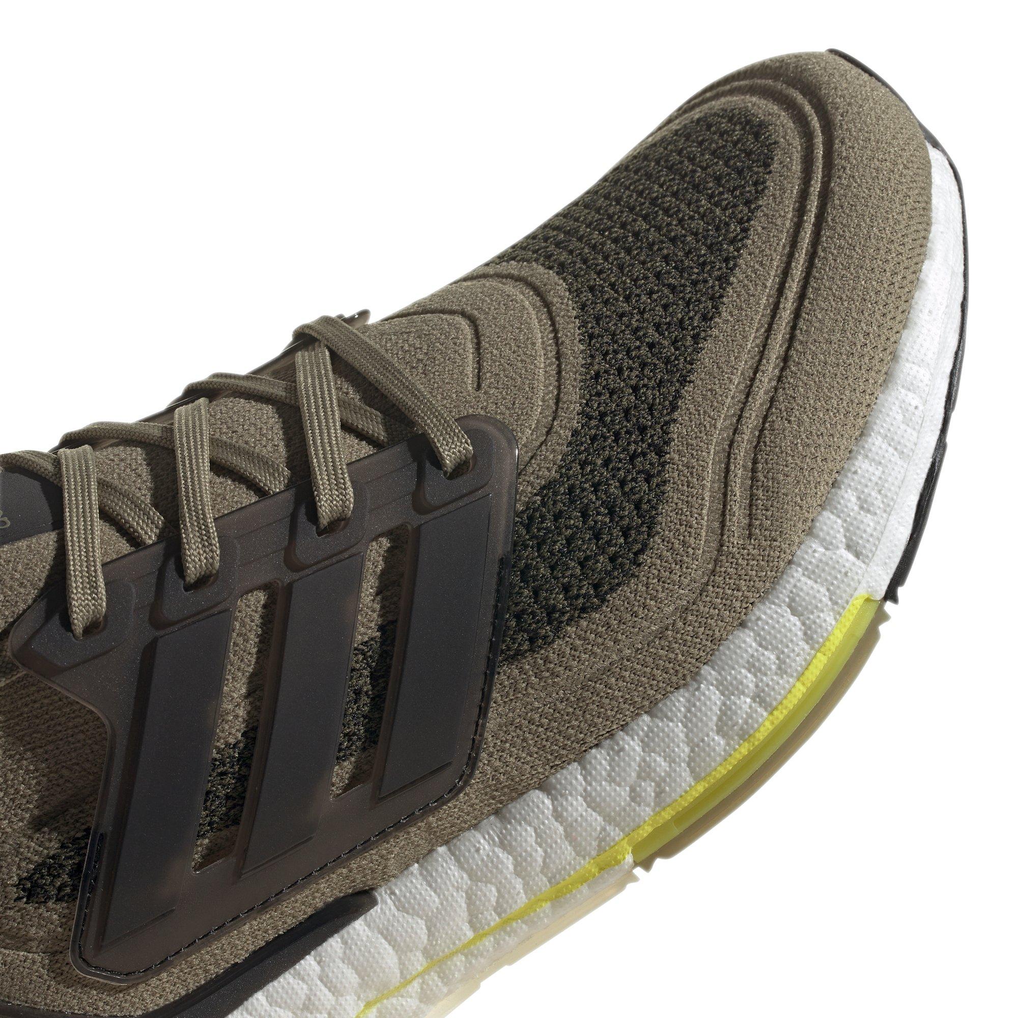 adidas Ultraboost 21 "Orbit Green/Core Black/Acid Yellow" Men's Running Shoe - GREEN/BLACK Thumbnail View 7