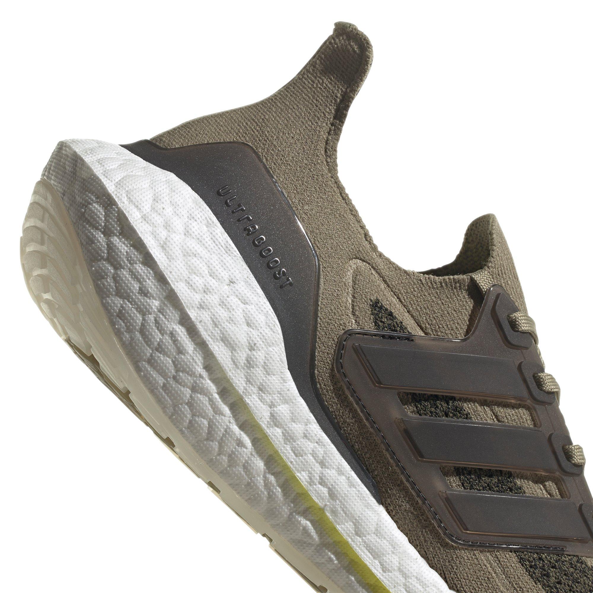 adidas Ultraboost 21 "Orbit Green/Core Black/Acid Yellow" Men's Running Shoe - GREEN/BLACK Thumbnail View 8