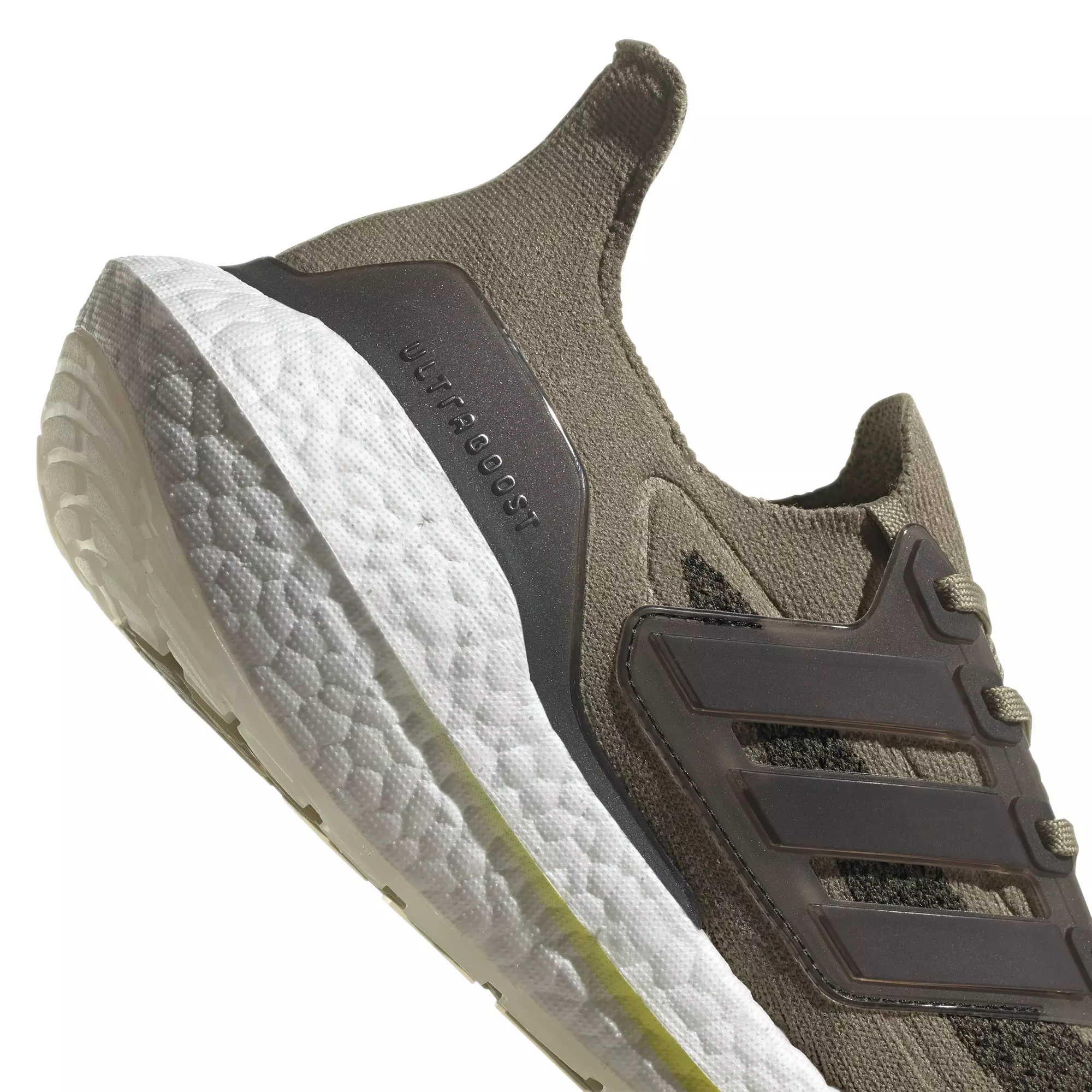 adidas Ultraboost 21 "Orbit Green/Core Black/Acid Yellow" Men's Running Shoe - GREEN/BLACK