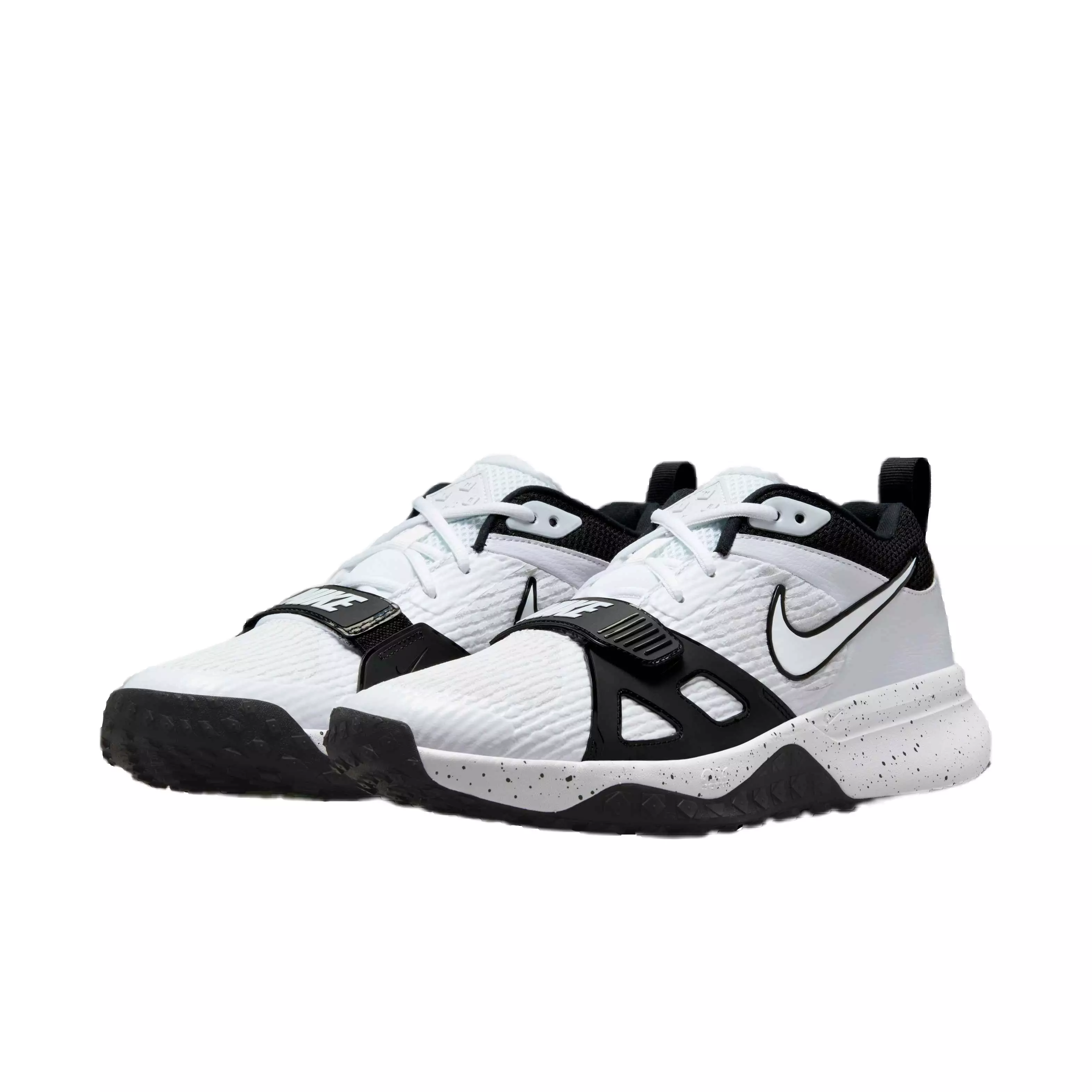 Nike Air Zoom Diamond Elite Turf "White/Black" Men's Baseball Shoe - WHITE/BLACK