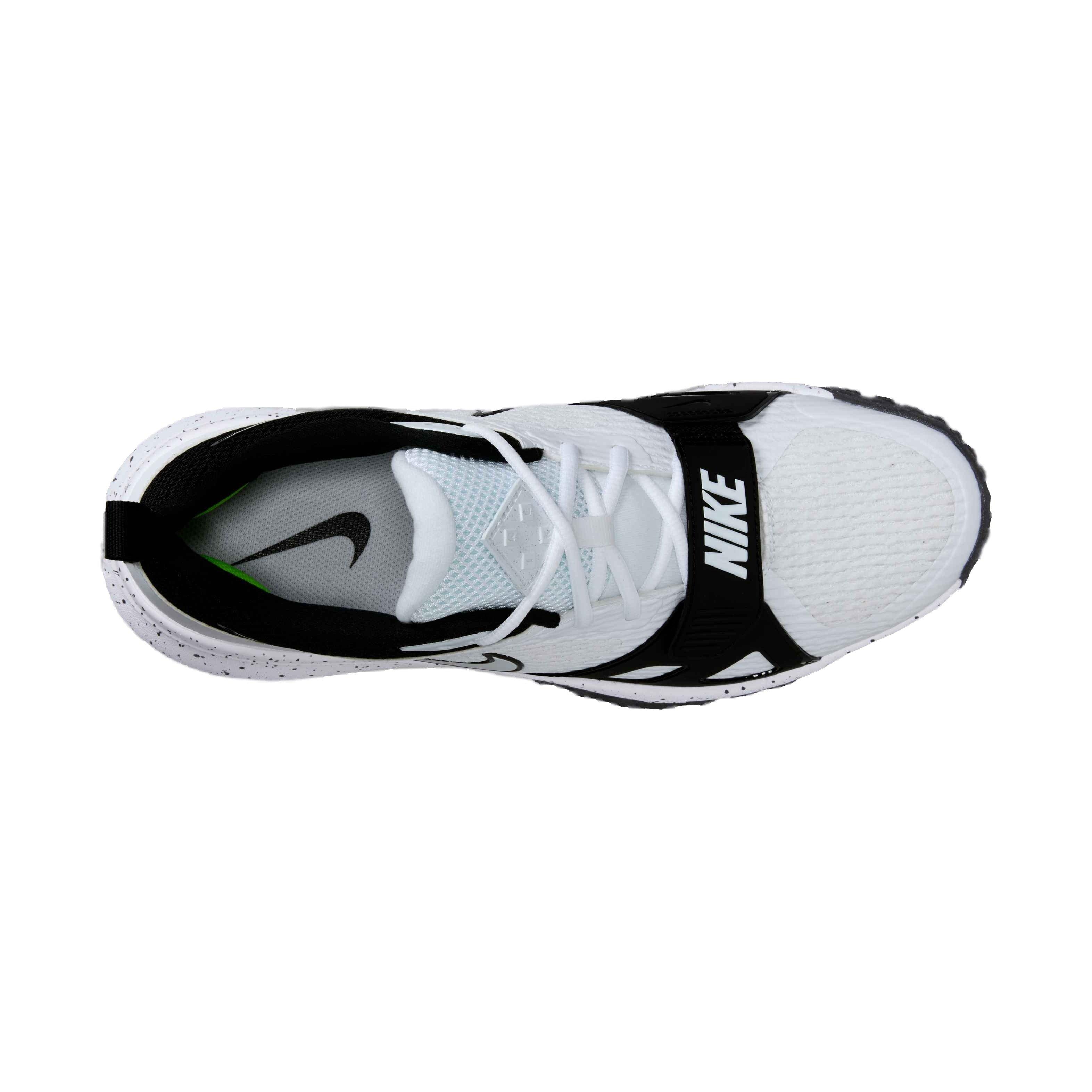 Nike Air Zoom Diamond Elite Turf "White/Black" Men's Baseball Shoe - WHITE/BLACK Thumbnail View 6