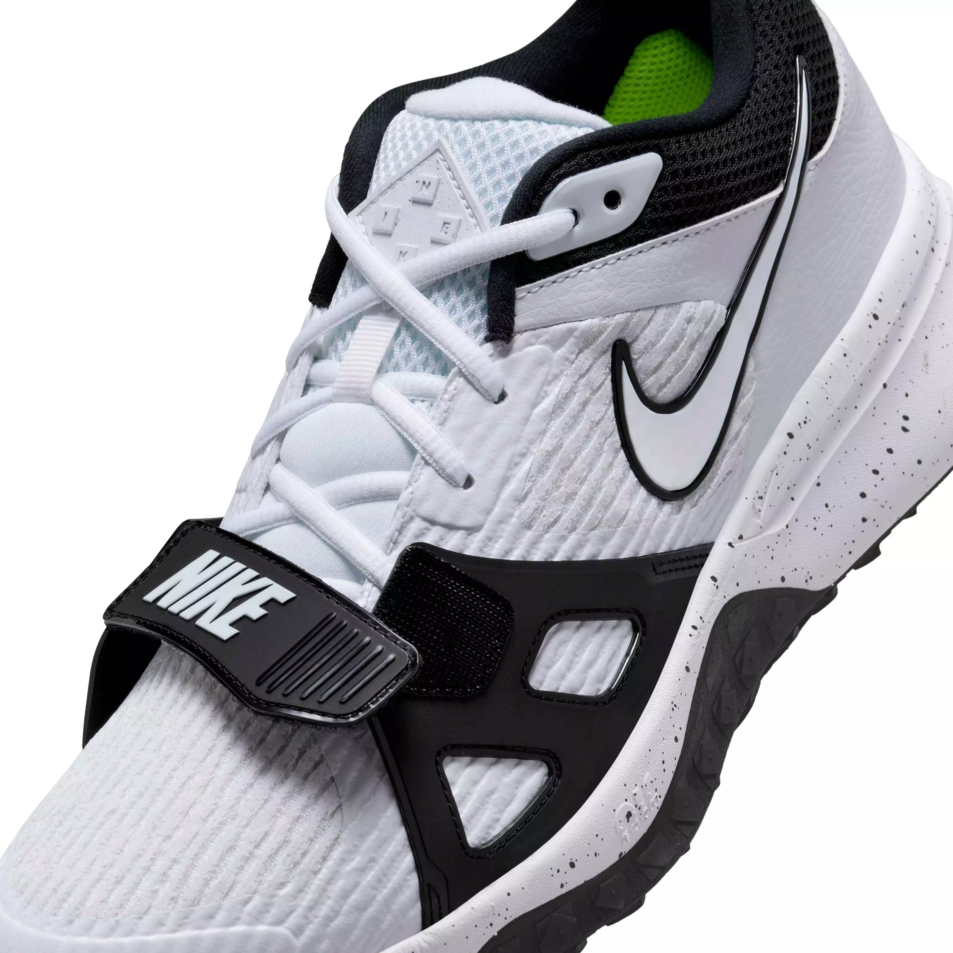 Nike Air Zoom Diamond Elite Turf "White/Black" Men's Baseball Shoe - WHITE/BLACK