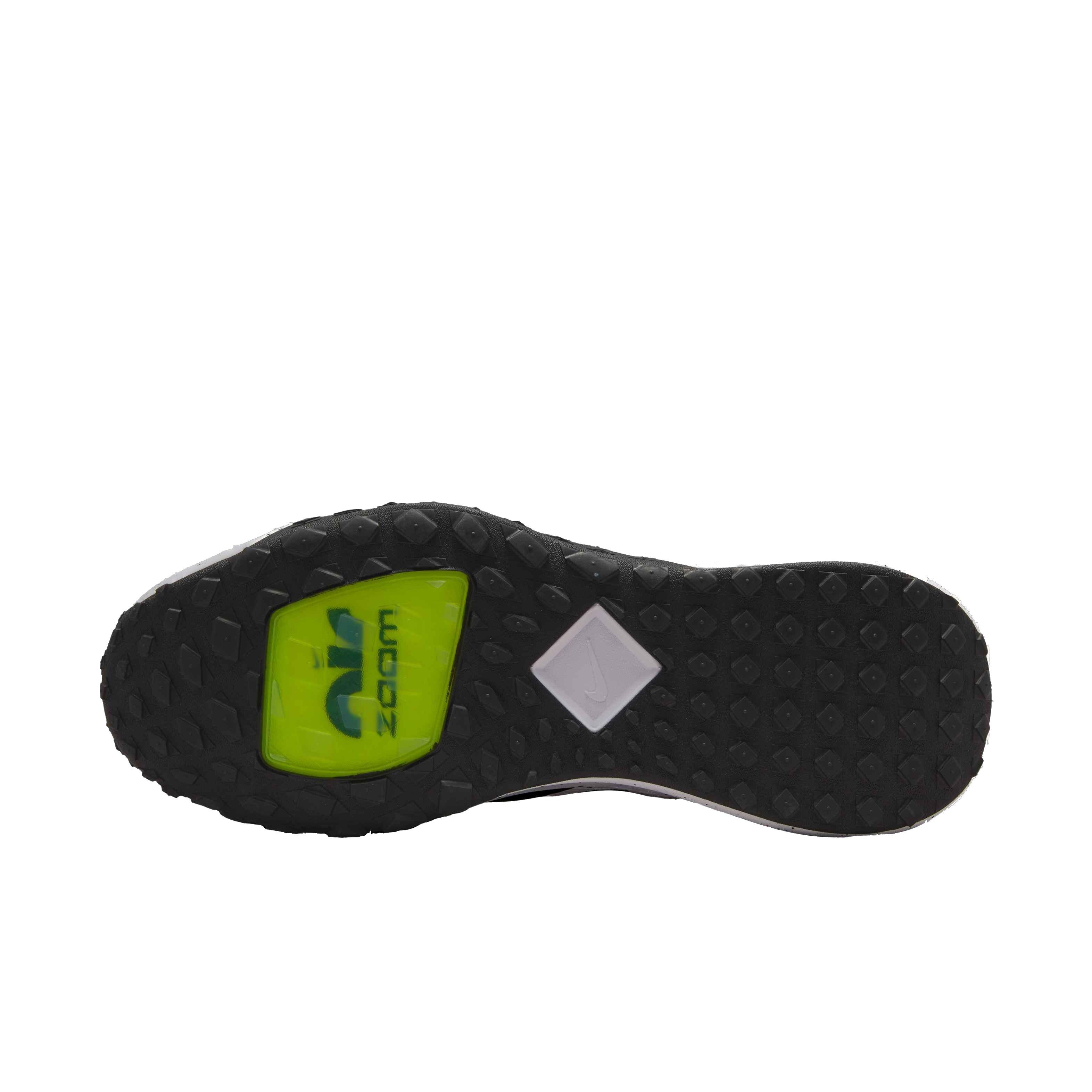 Nike Air Zoom Diamond Elite Turf "White/Black" Men's Baseball Shoe - WHITE/BLACK Thumbnail View 9