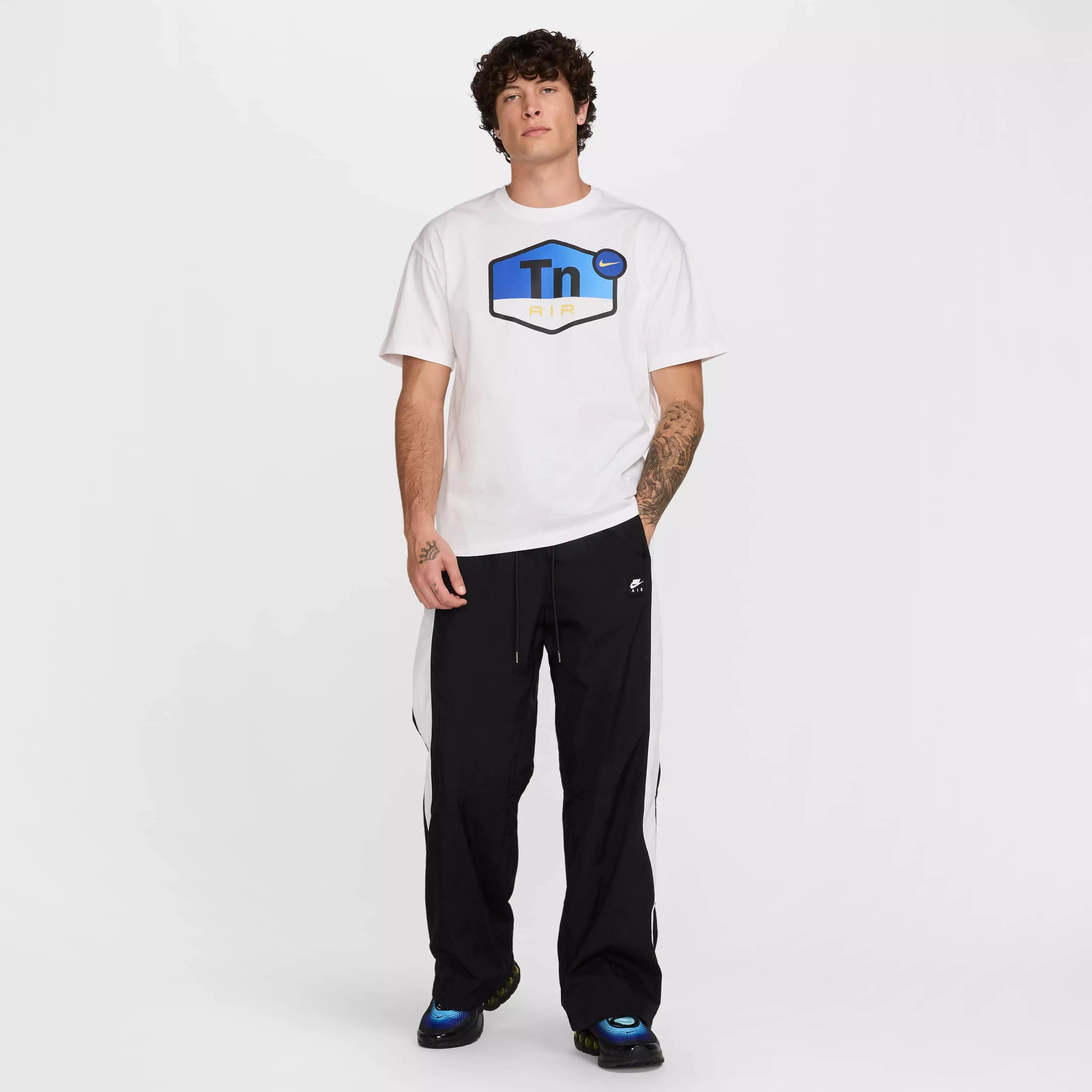 Nike Men's Sportswear Max90 FW Connect T-Shirt - WHITE