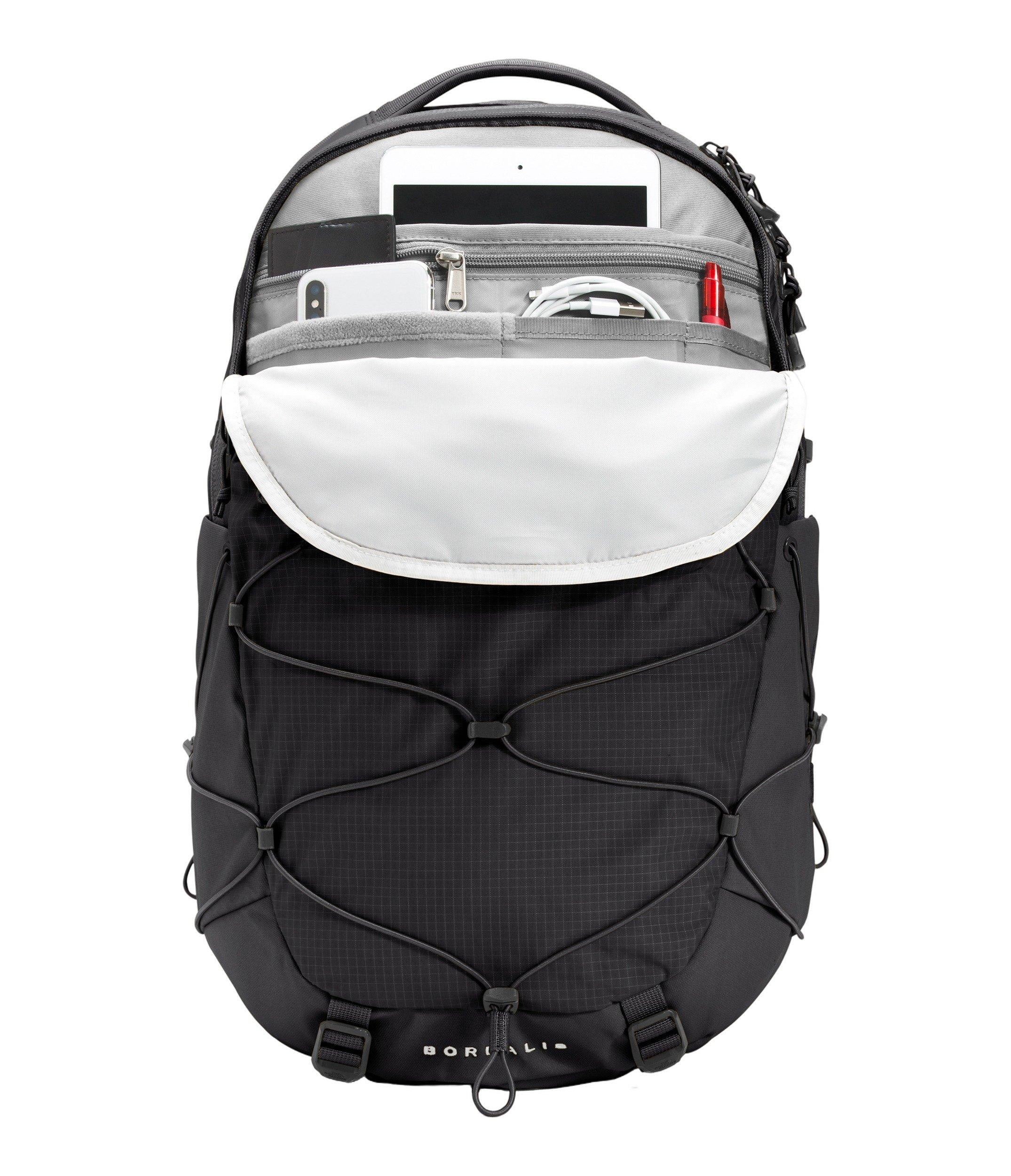 The North Face Borealis Backpack-TNF Black/TNF White - BLACK/WHITE Thumbnail View 4