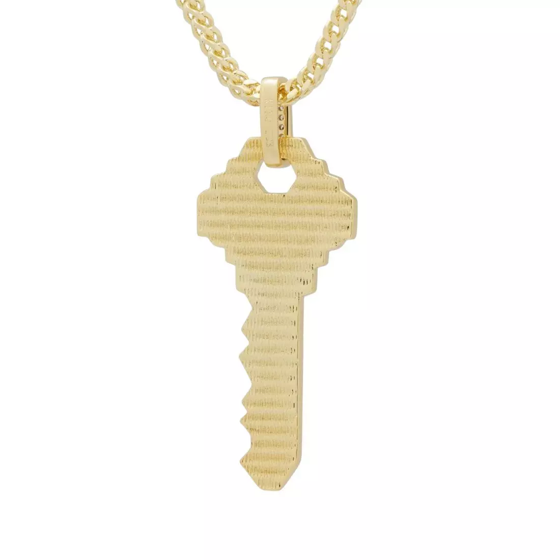 King Ice Key To Love Necklace Set - GOLD