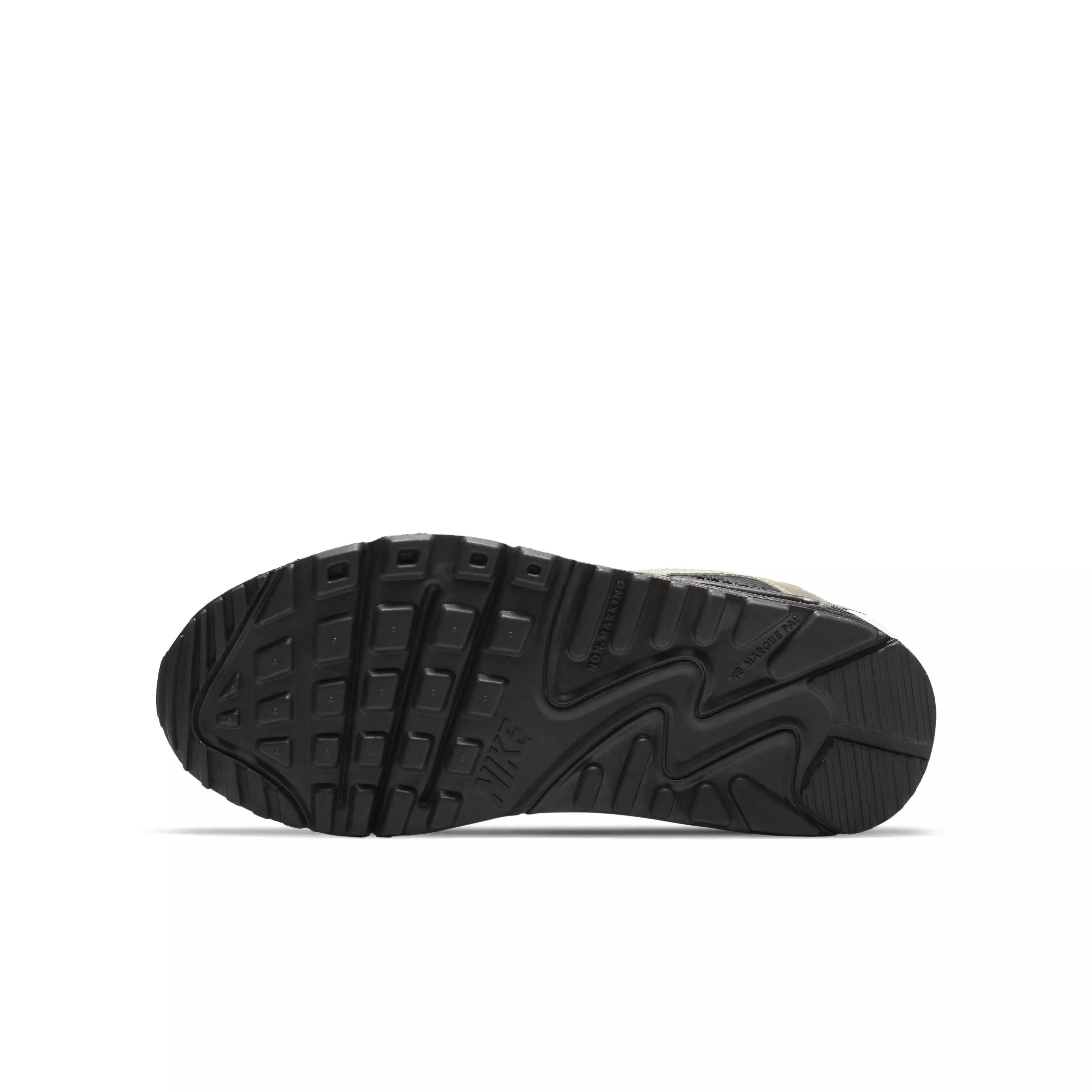 Nike Air Max 90 LTR "Black/Metallic Gold/White" Grade School Boys' Shoe - BLACK/GOLD/WHITE