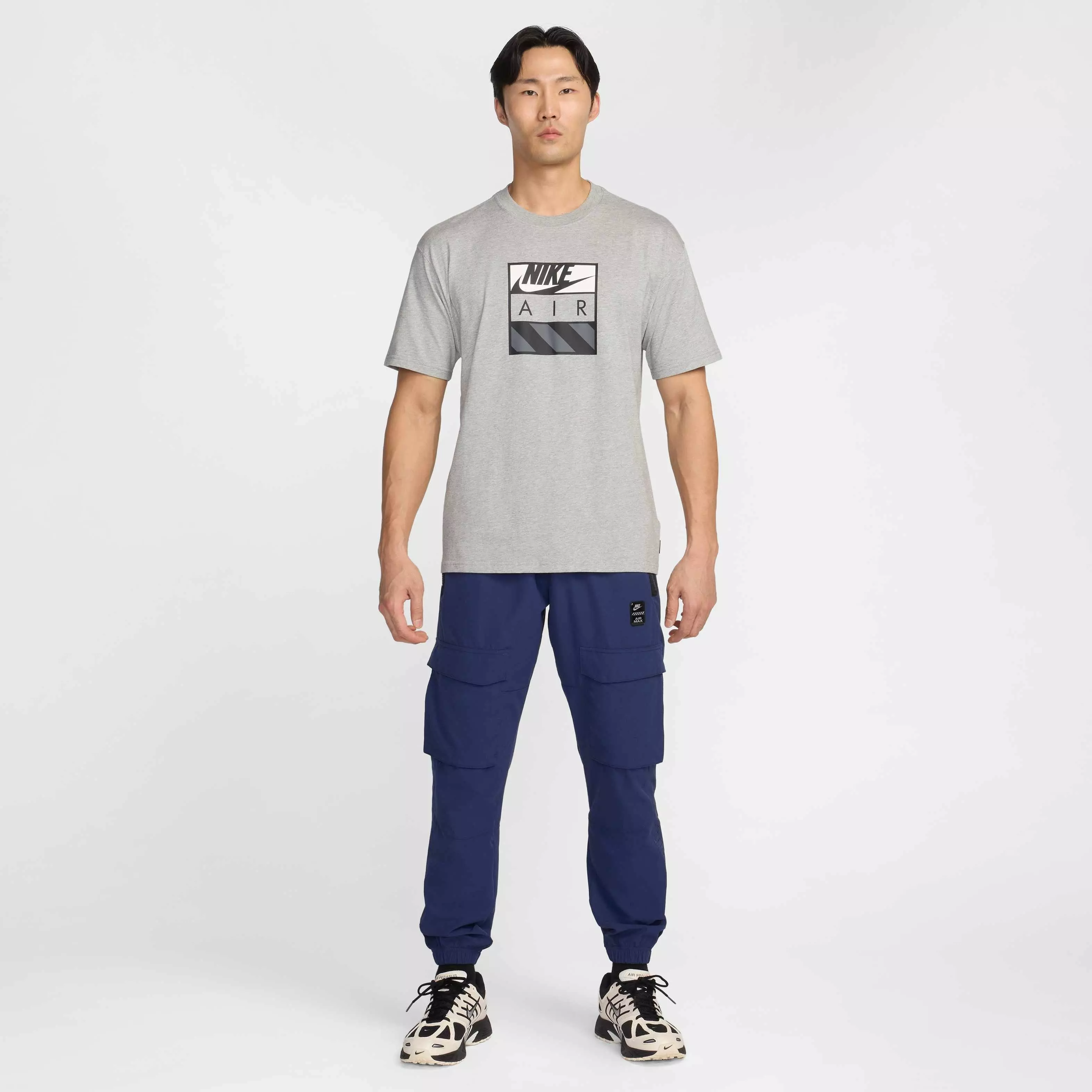 Nike Air Men's Sportswear Max90 T-Shirt - GREY