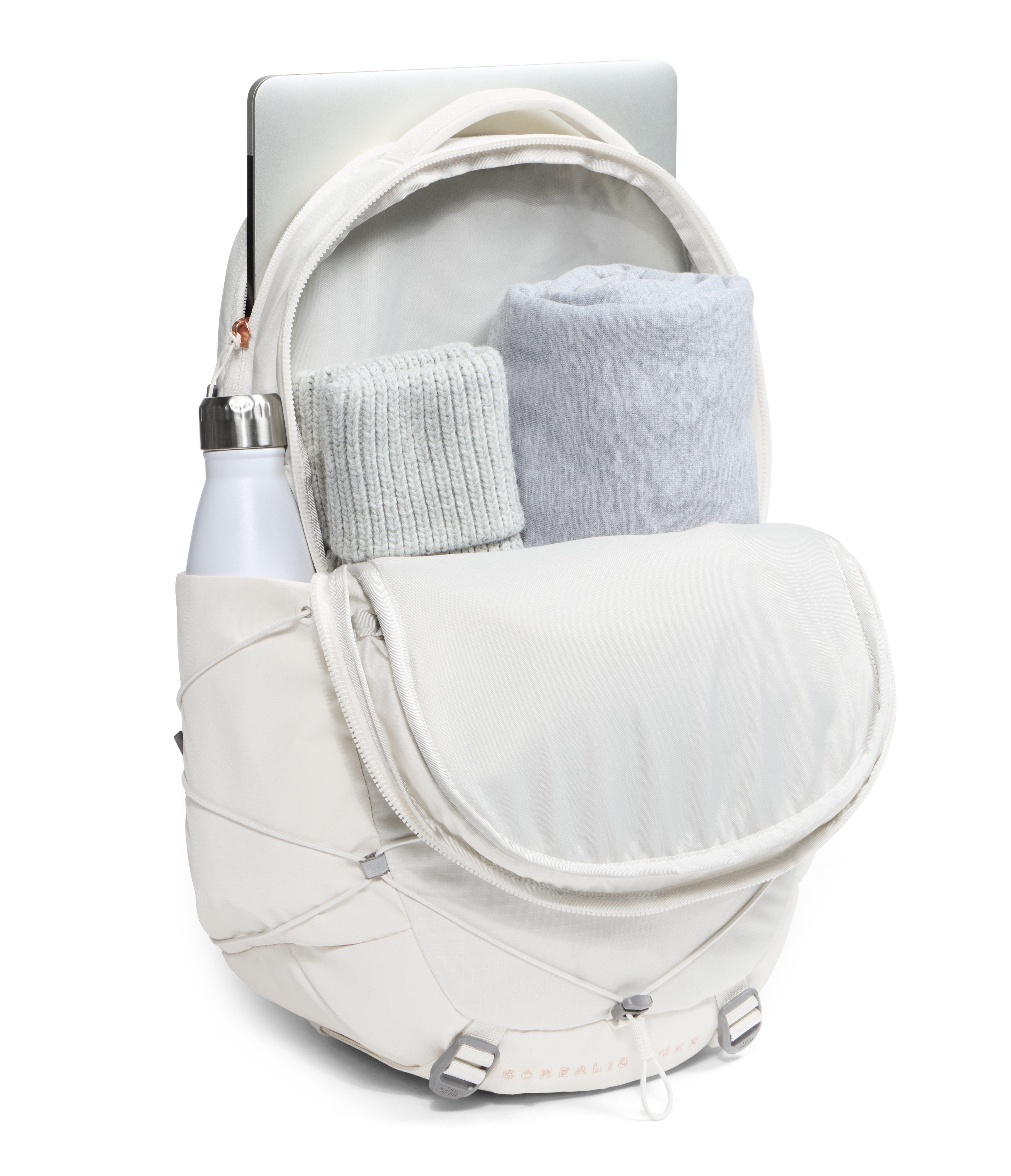 The North Face Borealis Luxe Backpack - White/Lt Coral - WHITE/LT CORAL Thumbnail View 4