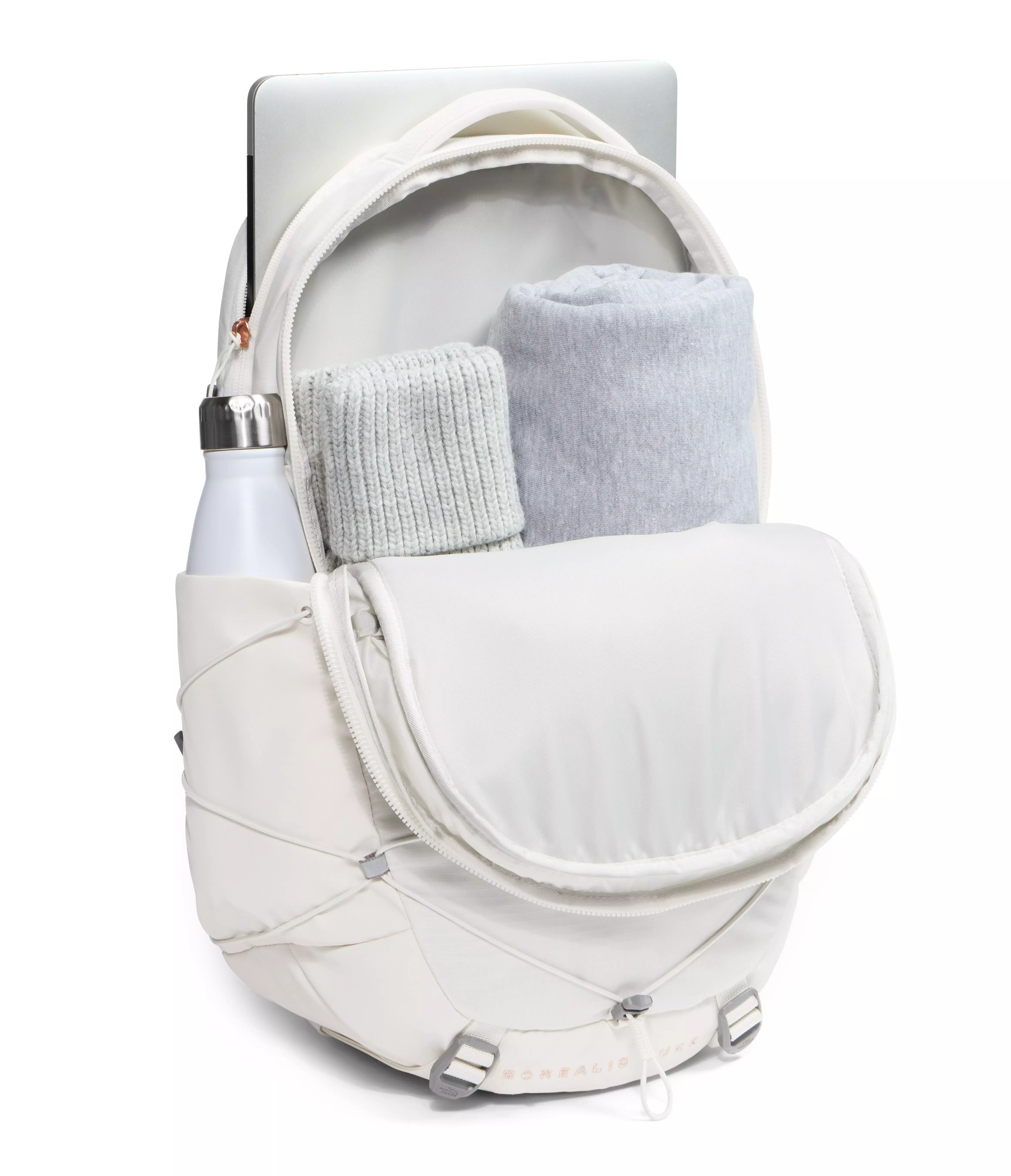 The North Face Borealis Luxe Backpack-White/Lt Coral - WHITE/LT CORAL