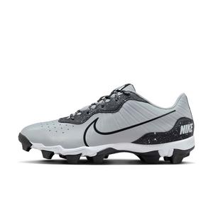 Nike Alpha Huarache 4 Keystone "Wolf Grey/White/Dark Smoke Grey" Men's Baseball Cleat