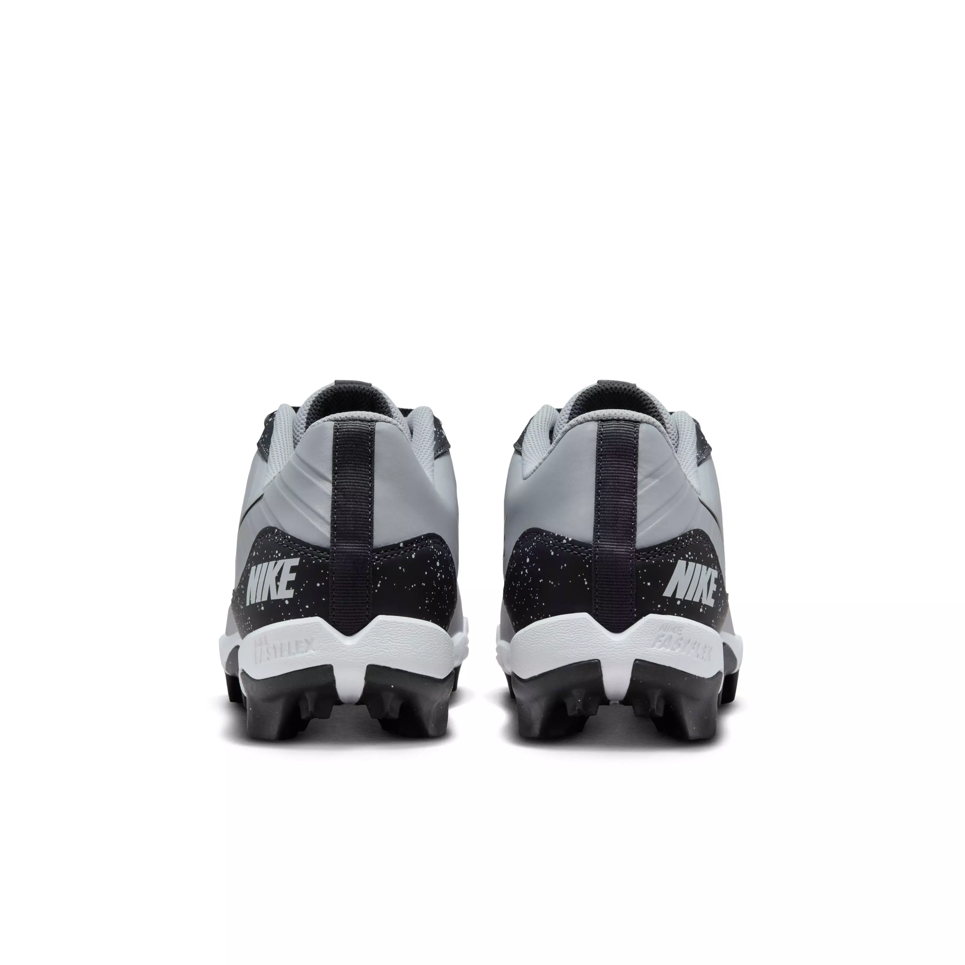 Nike Alpha Huarache 4 Keystone "Wolf Grey/White/Dark Smoke Grey" Men's Baseball Cleat - GREY/WHITE/DK GREY