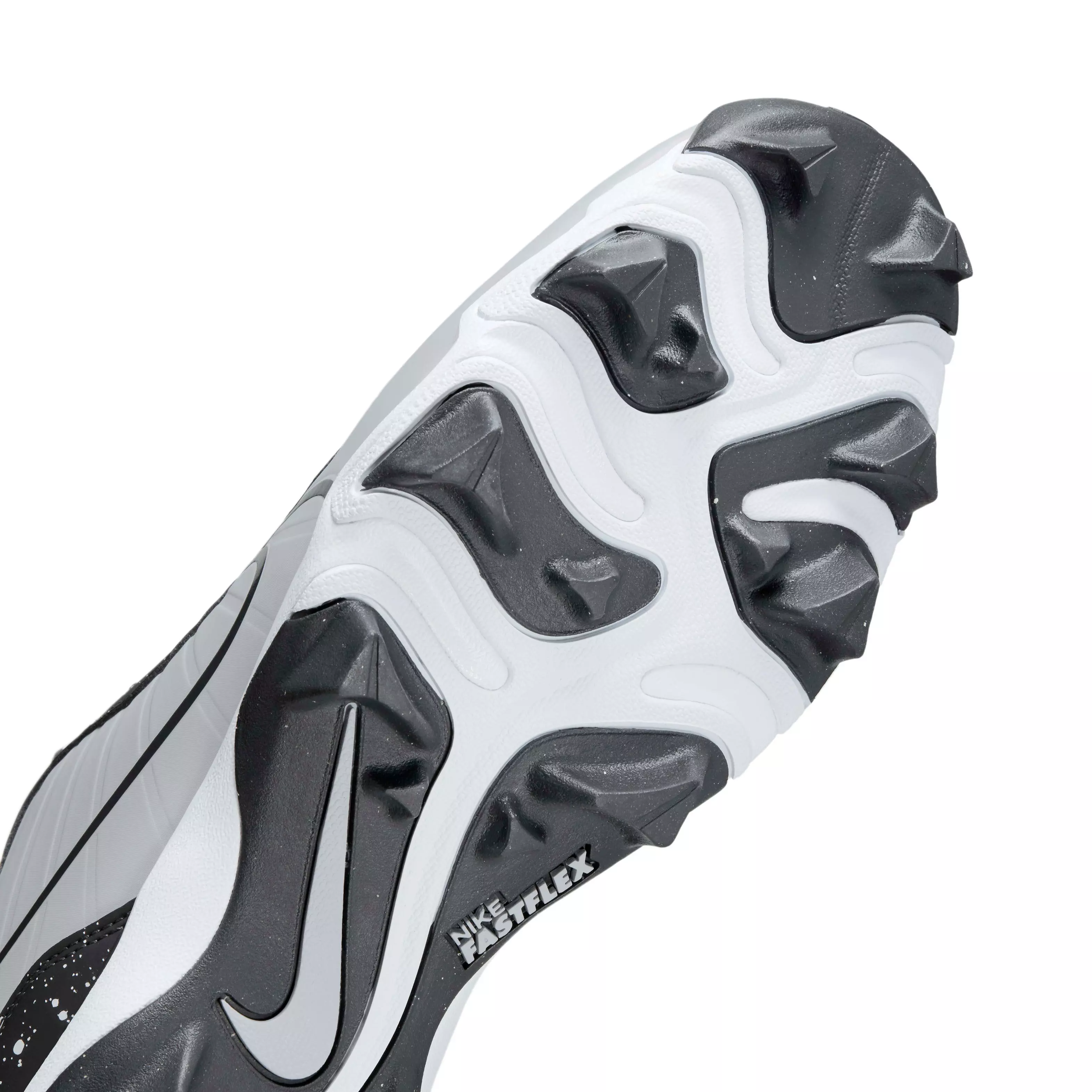 Nike Alpha Huarache 4 Keystone "Wolf Grey/White/Dark Smoke Grey" Men's Baseball Cleat - GREY/WHITE/DK GREY