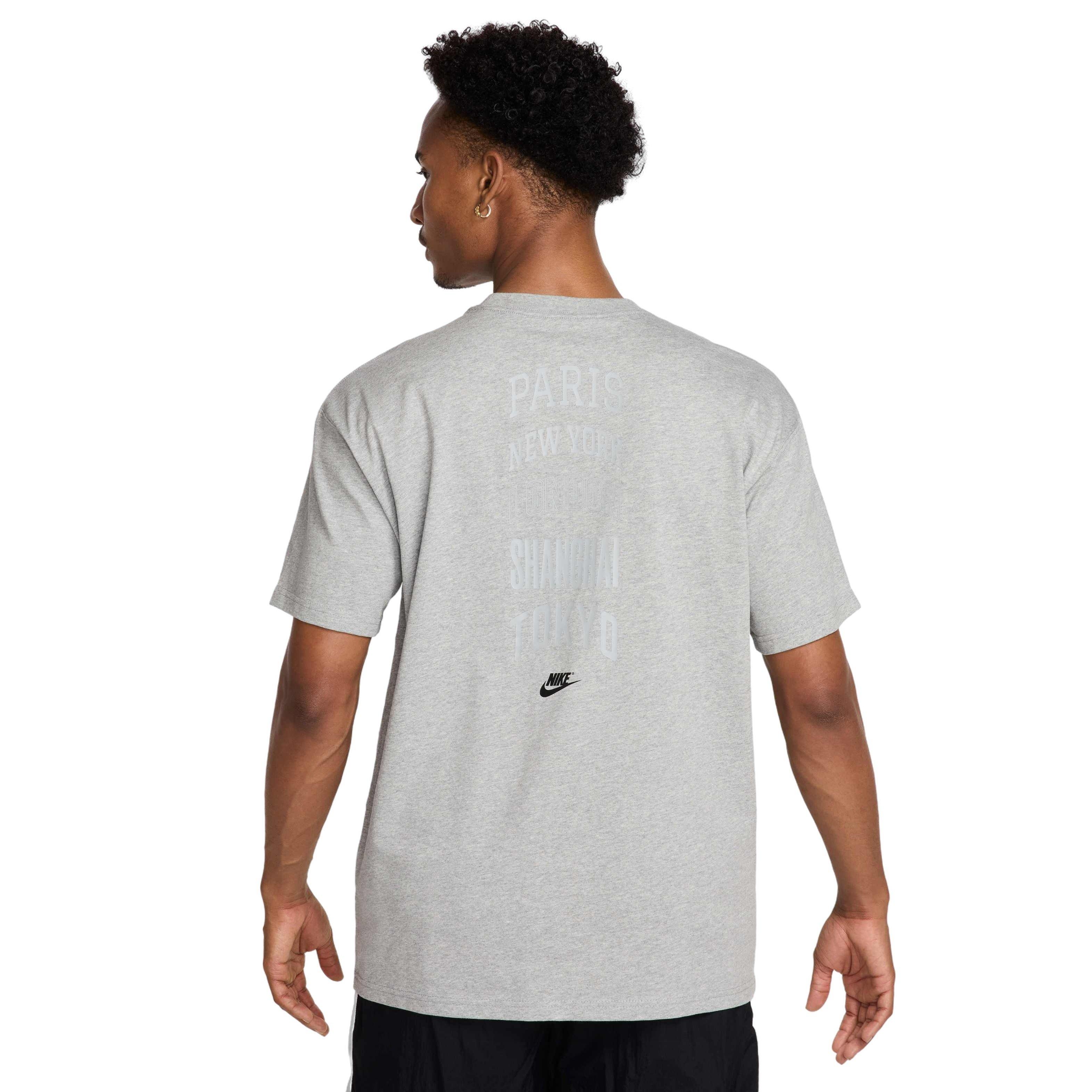 Nike Air Men's Sportswear Max90 SP25 2 T-Shirt - GREY Thumbnail View 2