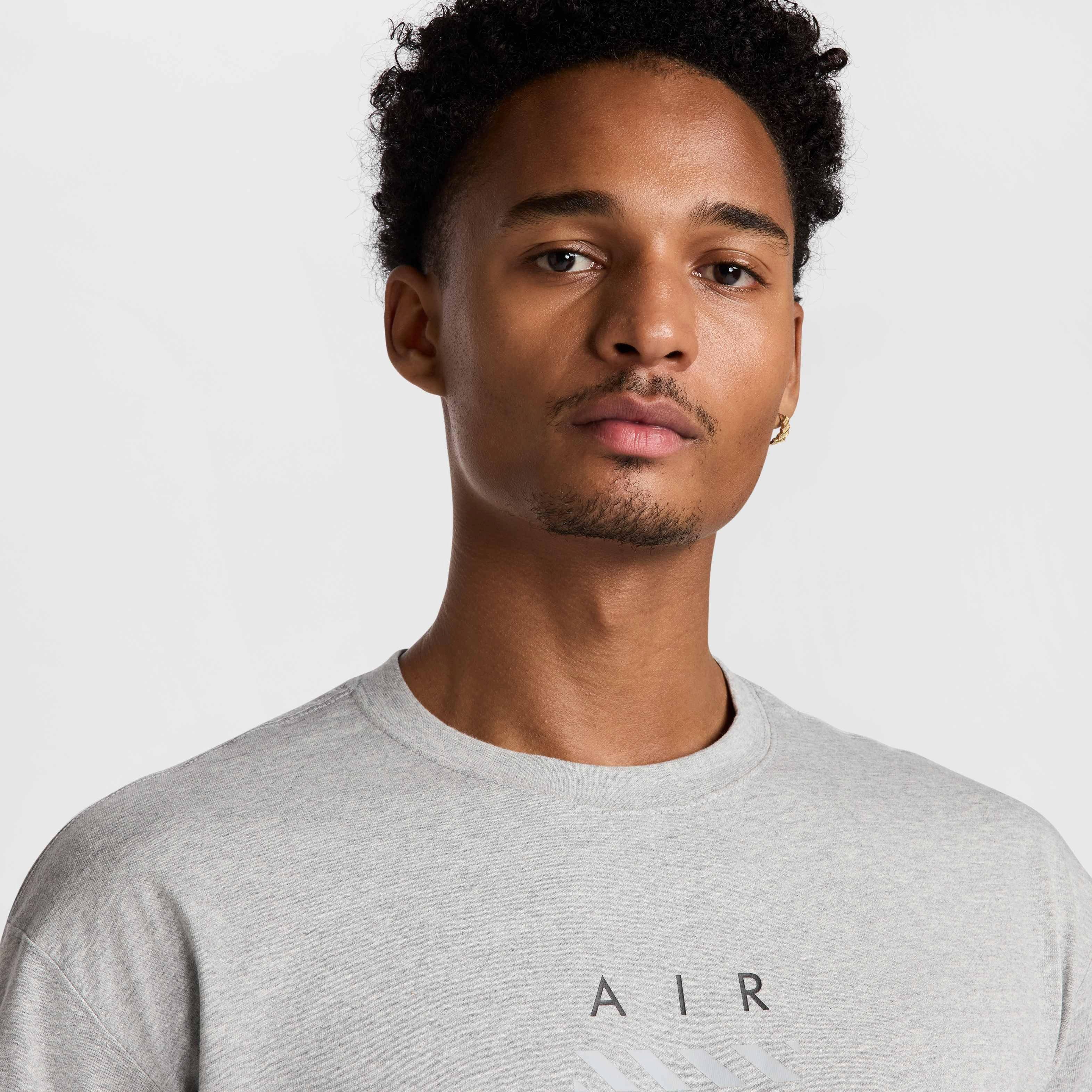 Nike Air Men's Sportswear Max90 SP25 2 T-Shirt - GREY Thumbnail View 3