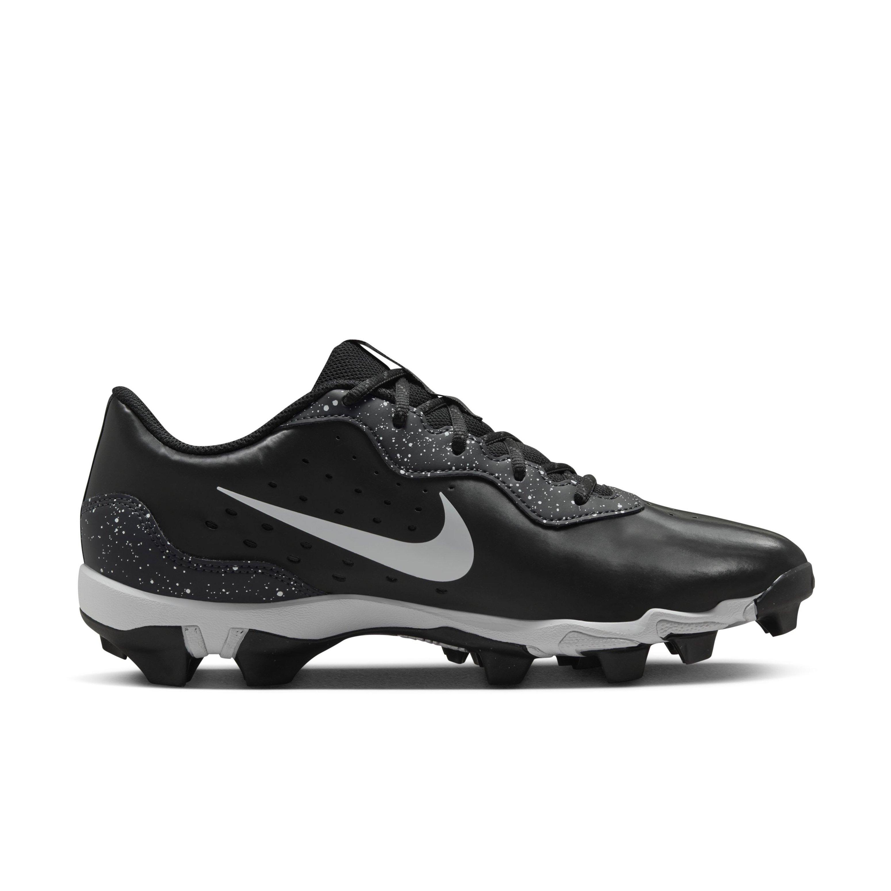 Nike Alpha Huarache 4 Keystone "Black/Dark Smoke Grey/White" Men's Baseball Cleat - BLACK/DK GREY/WHITE Thumbnail View 1
