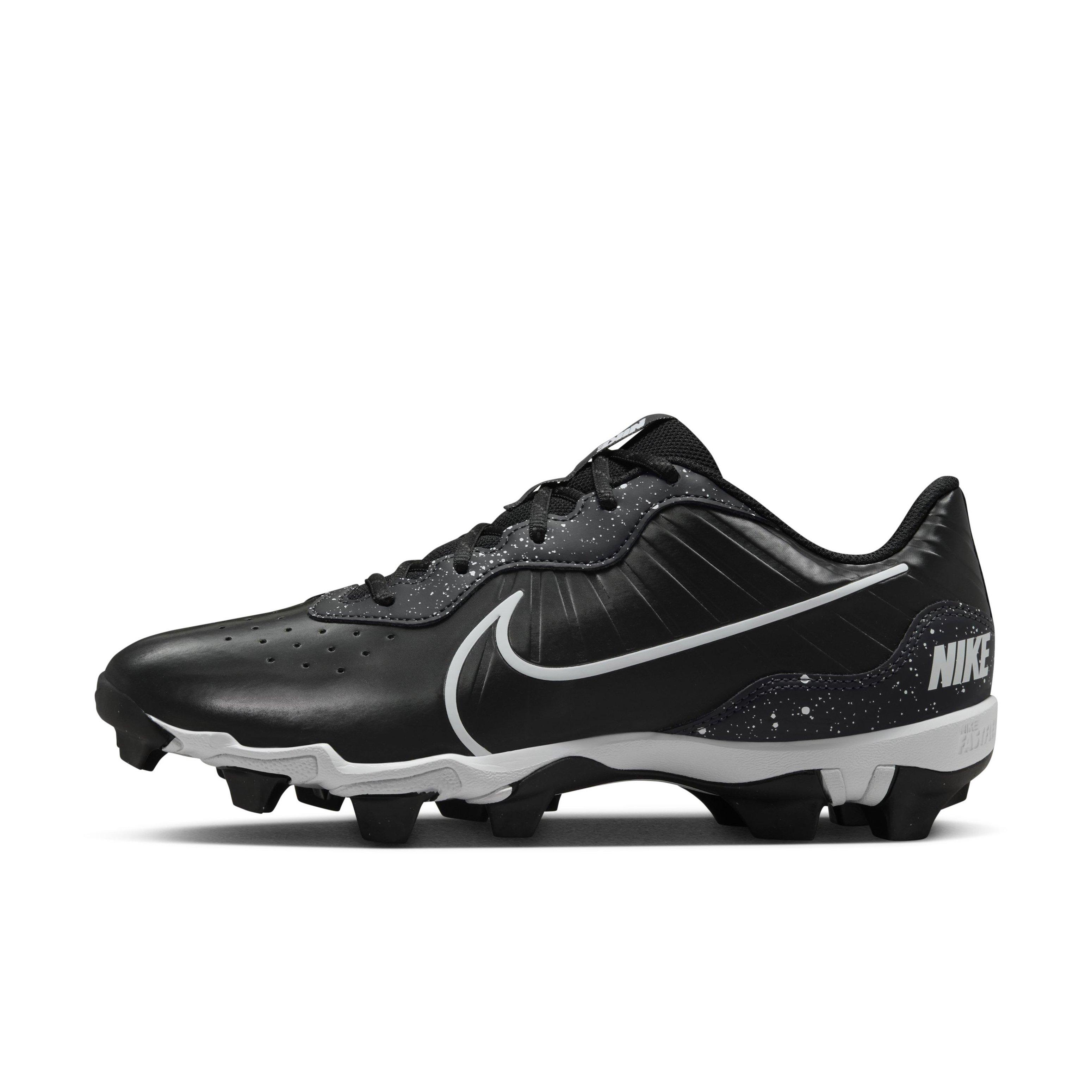 Nike Alpha Huarache 4 Keystone "Black/Dark Smoke Grey/White" Men's Baseball Cleat - BLACK/DK GREY/WHITE Thumbnail View 2