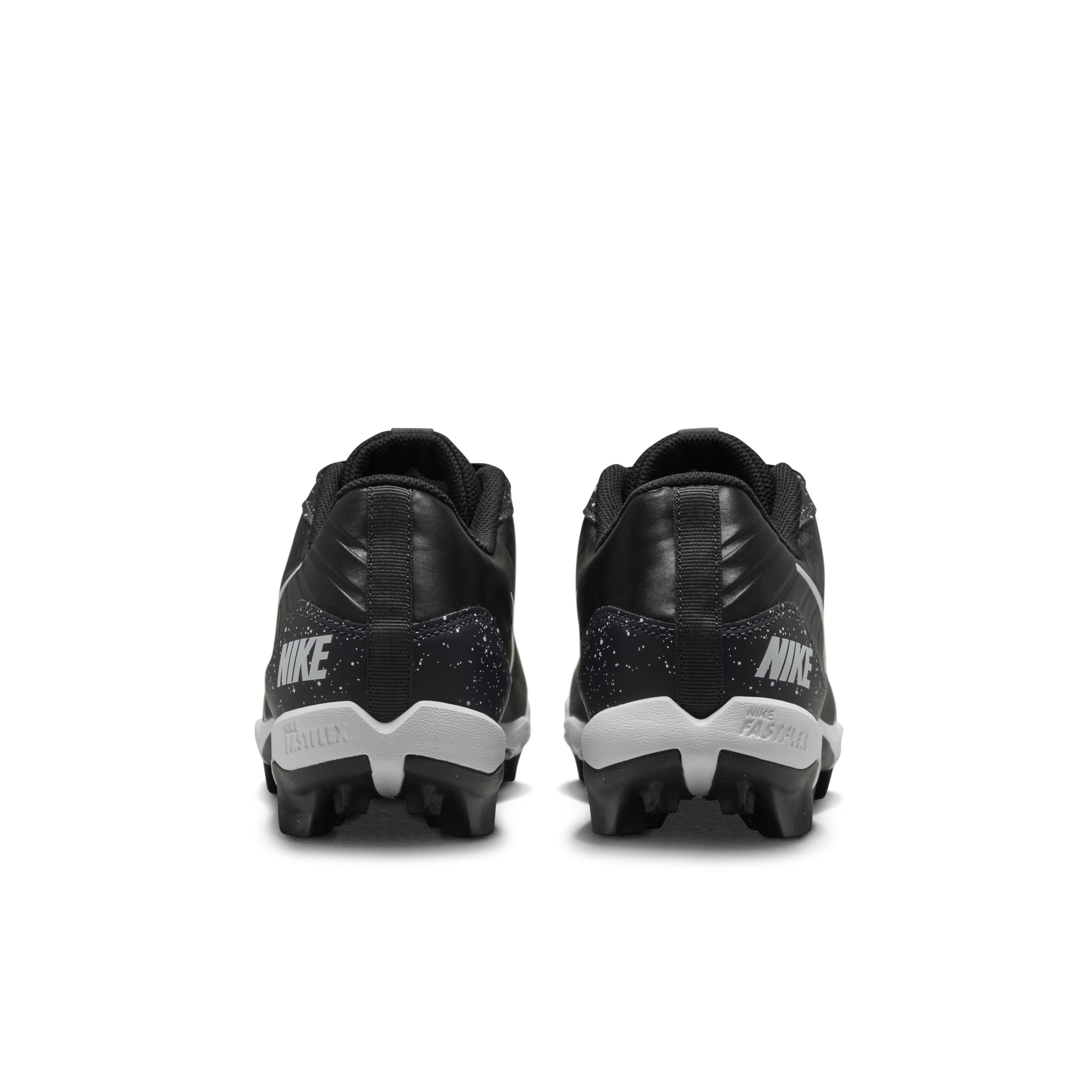 Nike Alpha Huarache 4 Keystone "Black/Dark Smoke Grey/White" Men's Baseball Cleat - BLACK/DK GREY/WHITE Thumbnail View 5