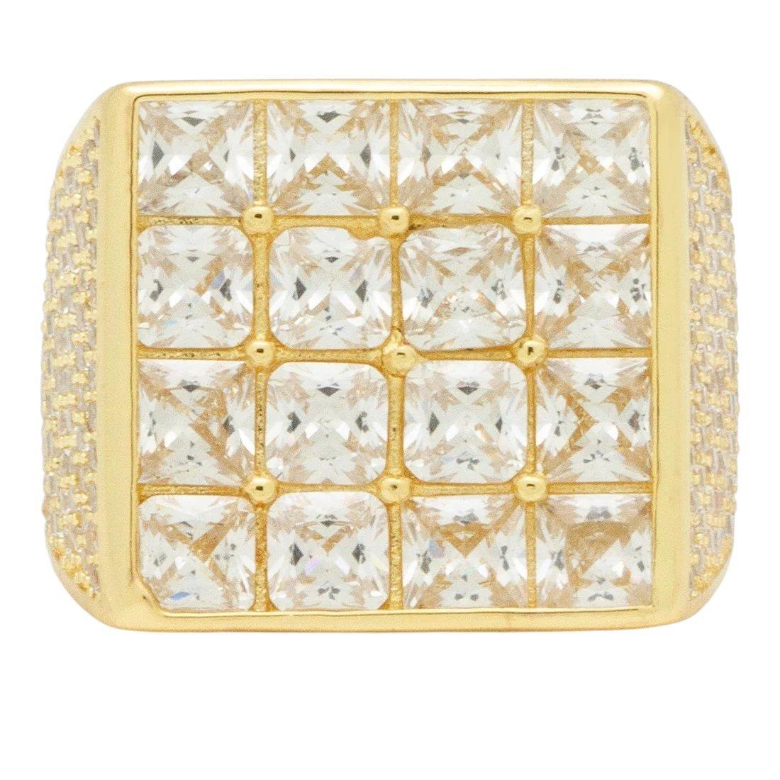 King Ice Biggie Ring - Gold - GOLD