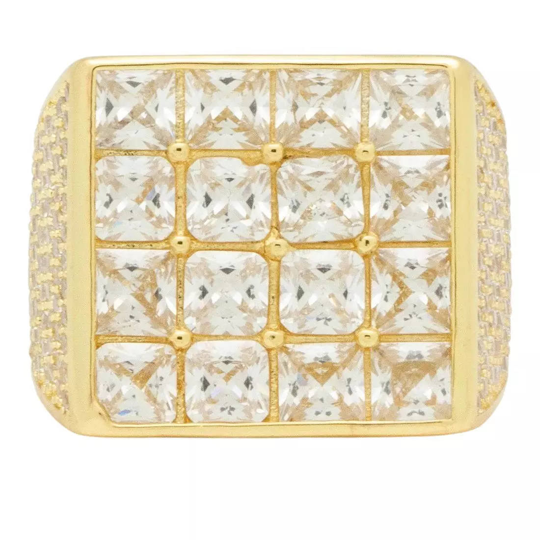 King Ice Biggie Ring - Gold - GOLD