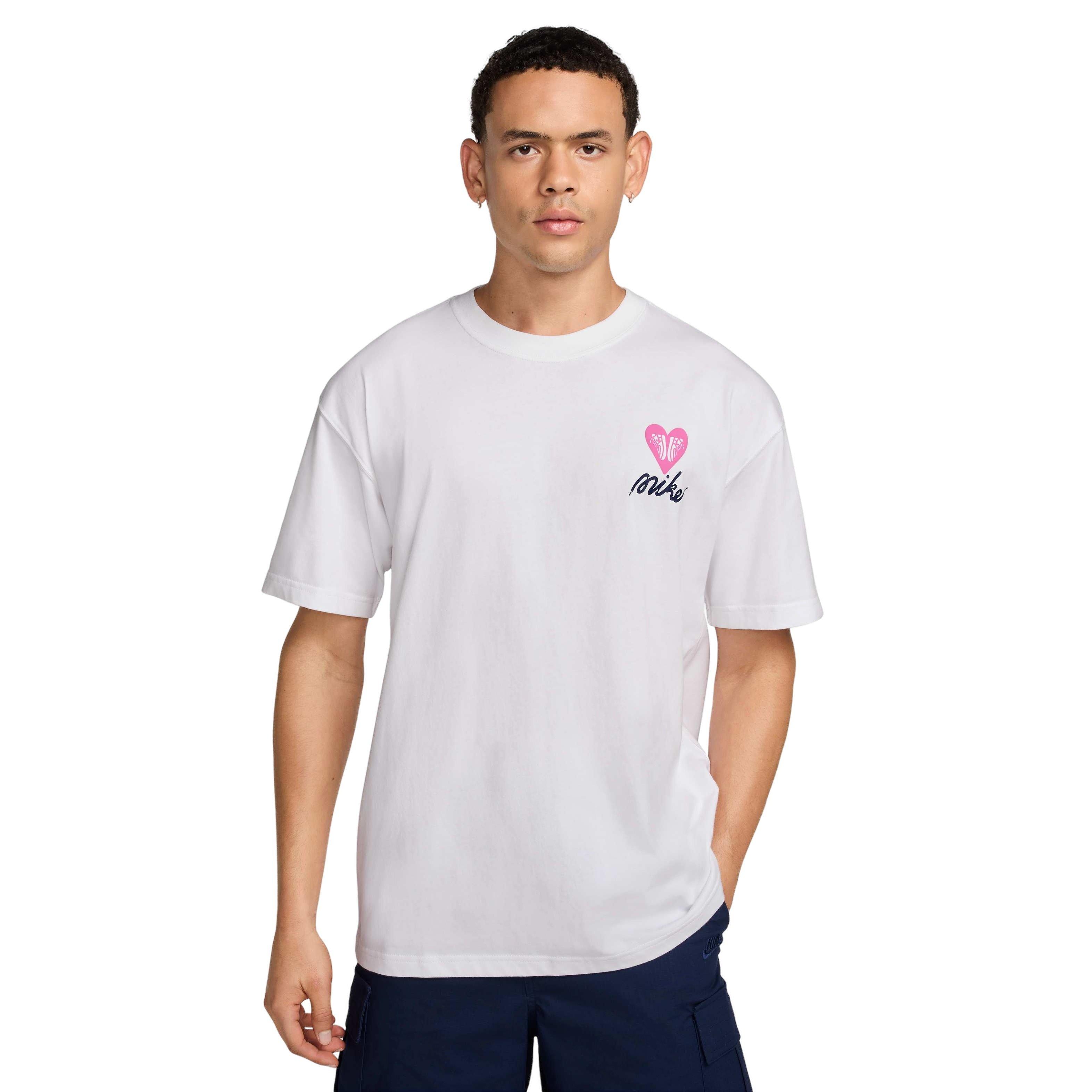 Nike Unisex Sportswear Max90 OC V-Day T-Shirt - WHITE Thumbnail View 1