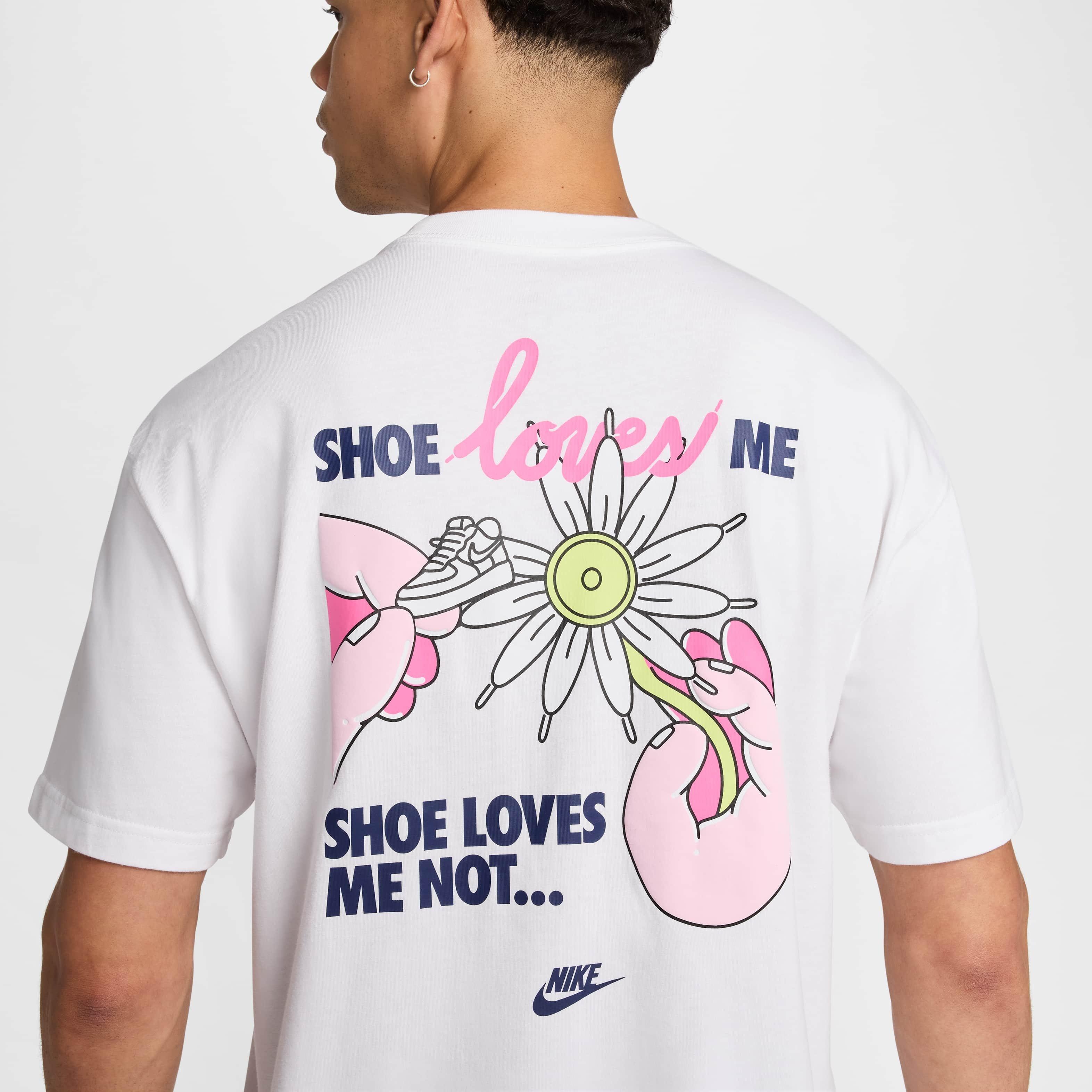Nike Unisex Sportswear Max90 OC V-Day T-Shirt - WHITE Thumbnail View 4