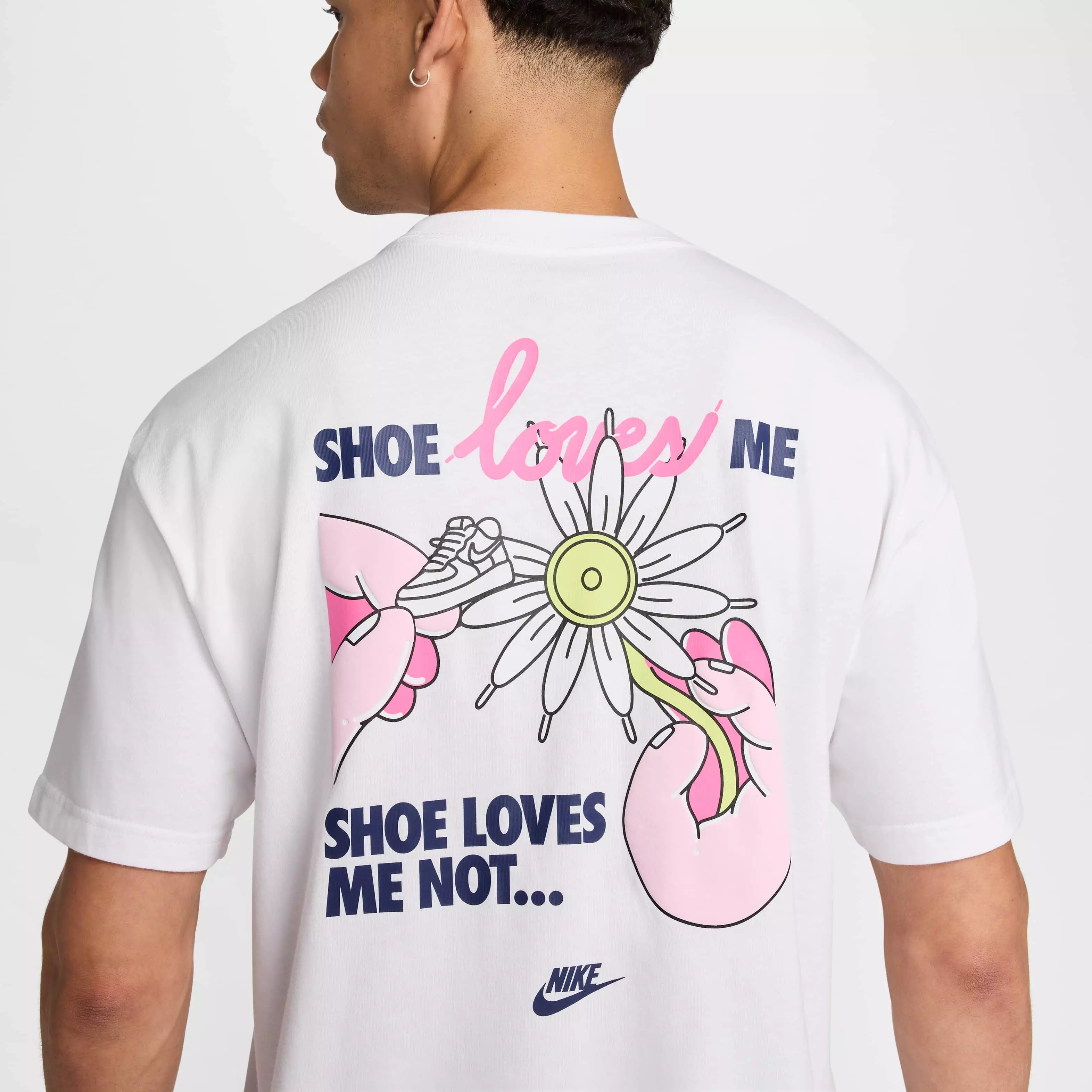 Nike Unisex Sportswear Max90 OC V-Day T-Shirt - WHITE