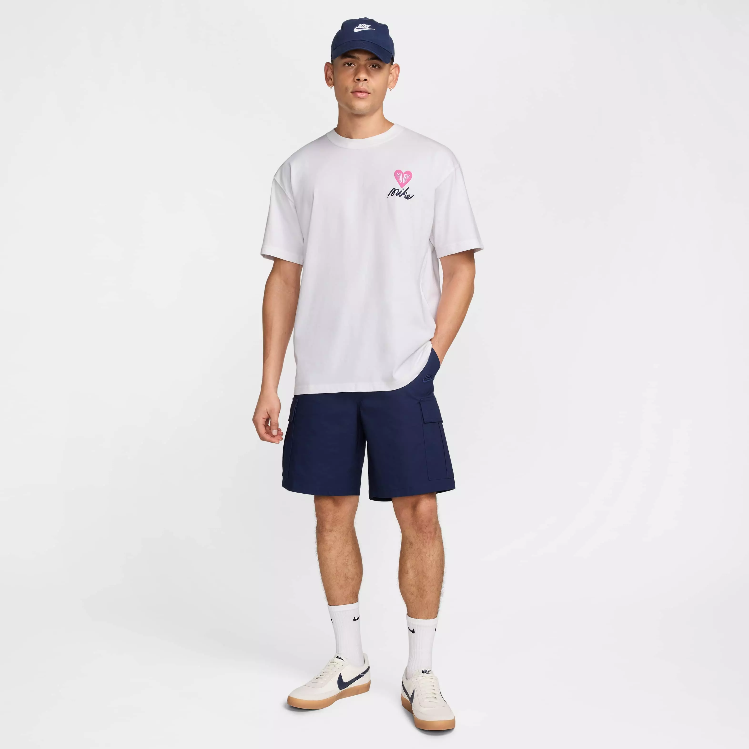 Nike Unisex Sportswear Max90 OC V-Day T-Shirt - WHITE