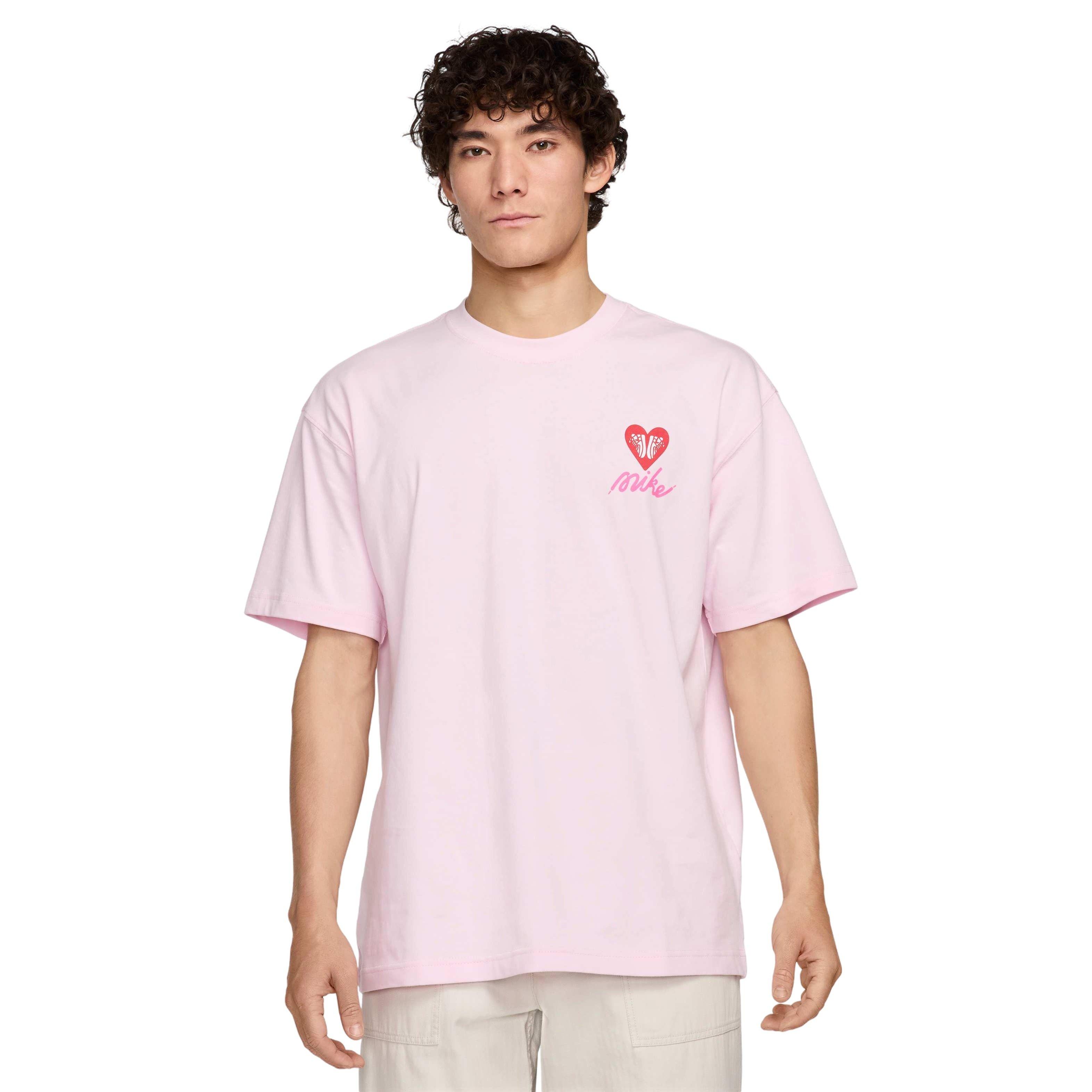 Nike Unisex Sportswear Max90 OC V-Day T-Shirt - PINK Thumbnail View 1
