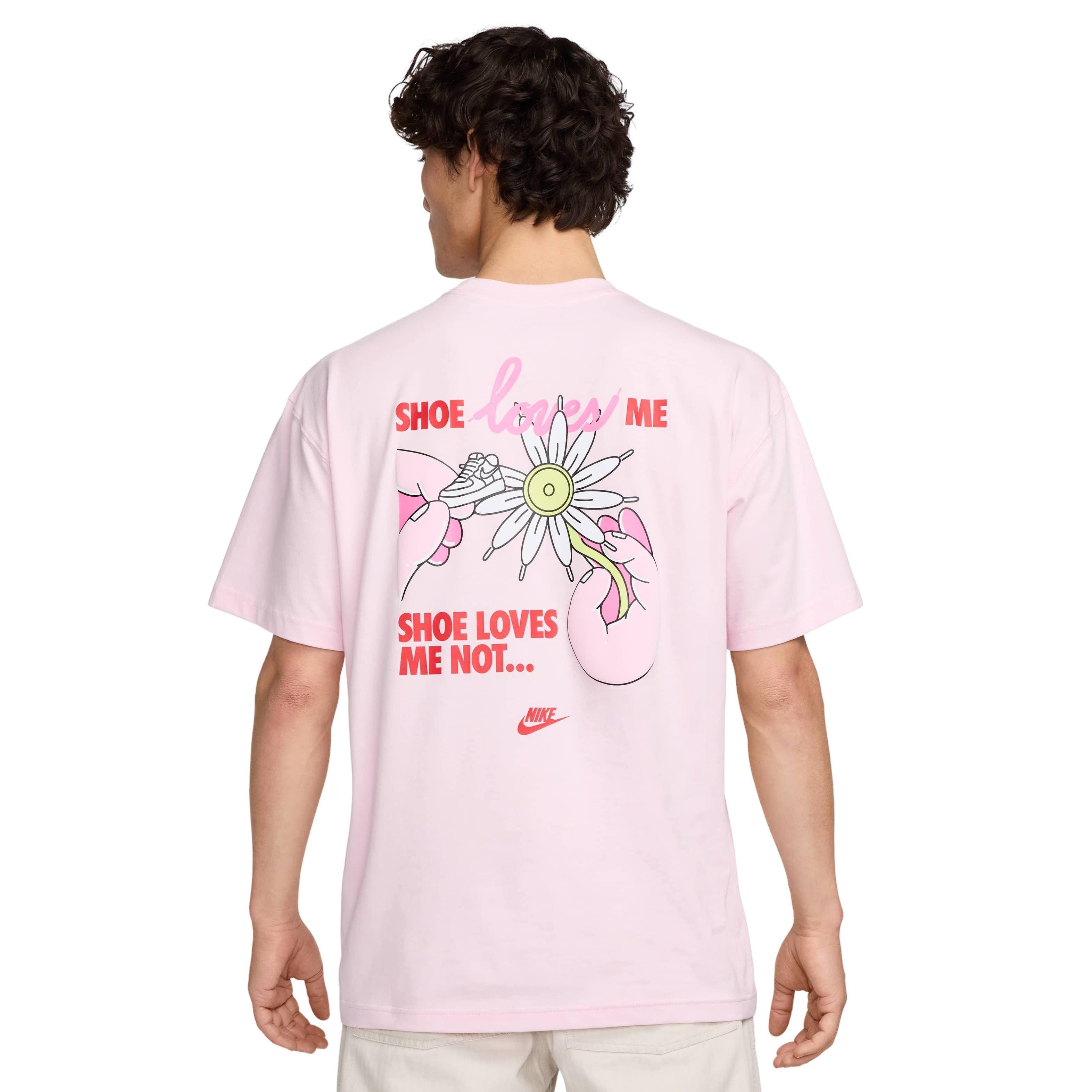 Nike Unisex Sportswear Max90 OC V-Day T-Shirt - PINK Thumbnail View 2