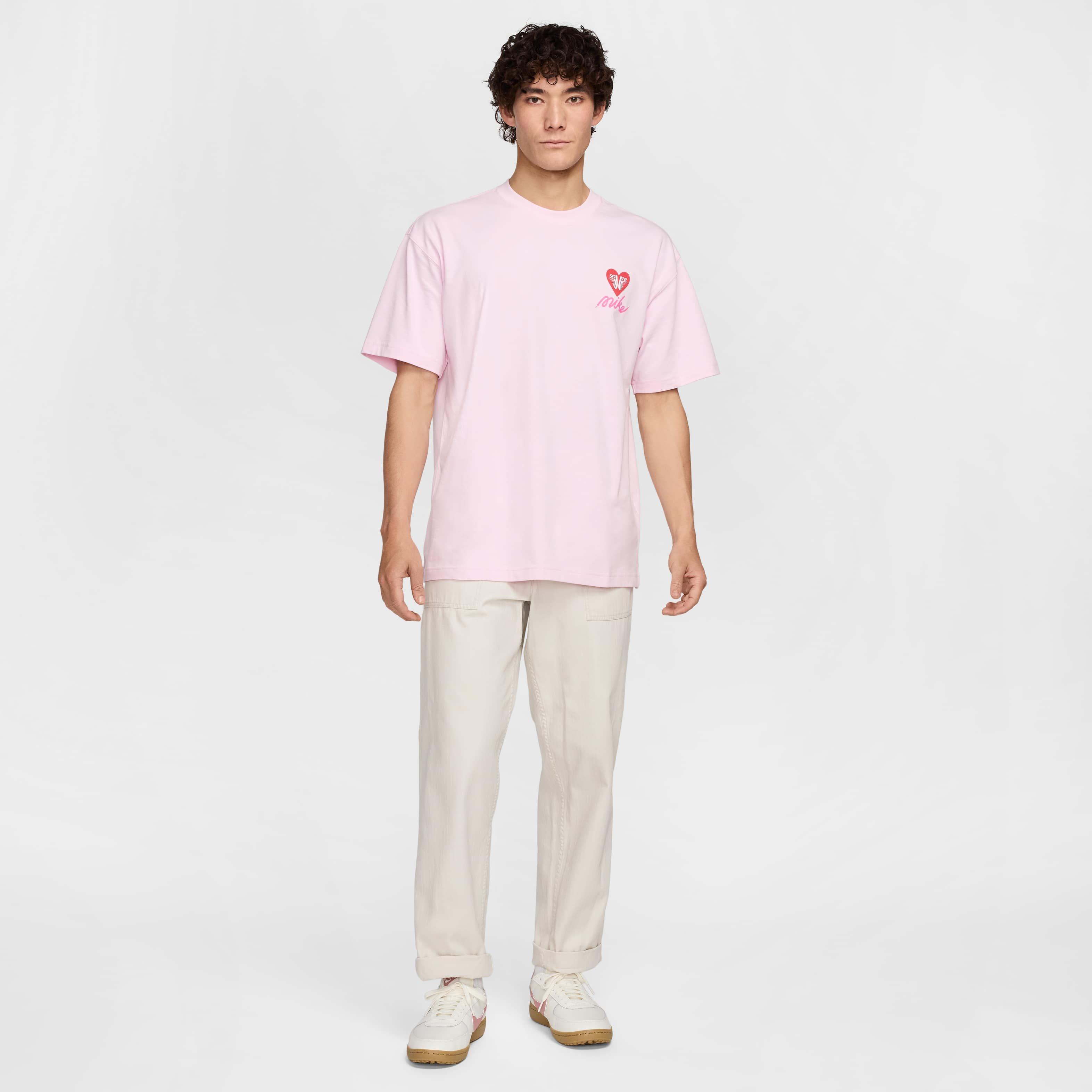 Nike Unisex Sportswear Max90 OC V-Day T-Shirt - PINK Thumbnail View 4