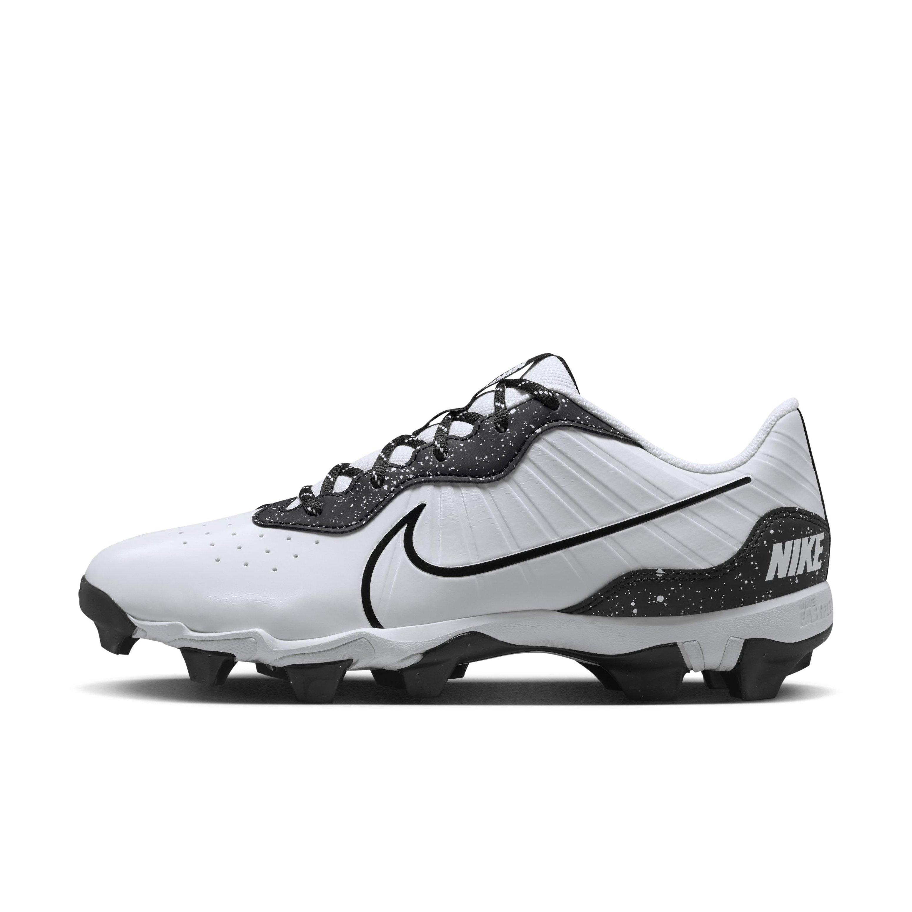 Nike Alpha Huarache 4 Keystone "White/Black" Men's Baseball Cleat - WHITE/BLACK Thumbnail View 2
