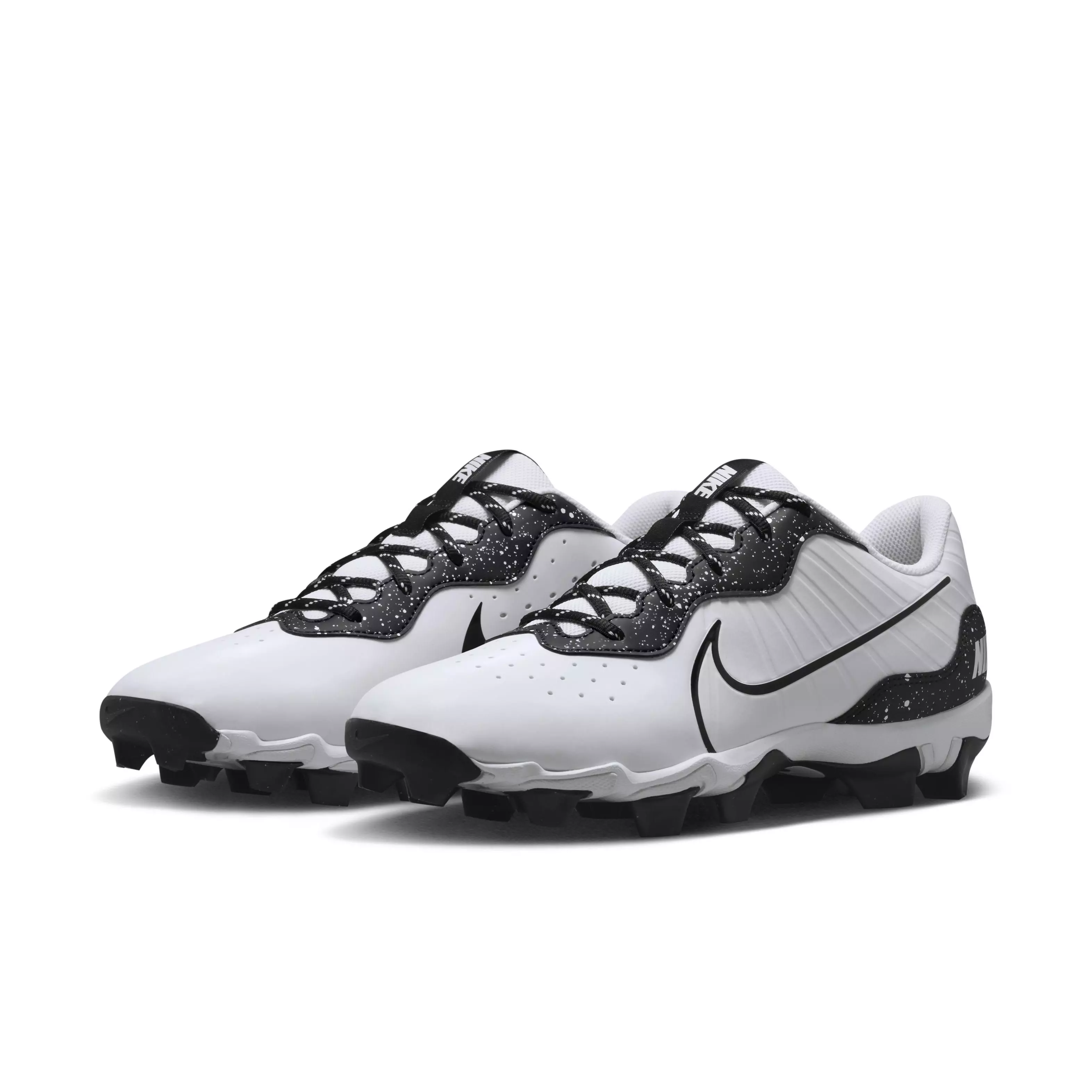 Nike Alpha Huarache 4 Keystone "White/Black" Men's Baseball Cleat - WHITE/BLACK