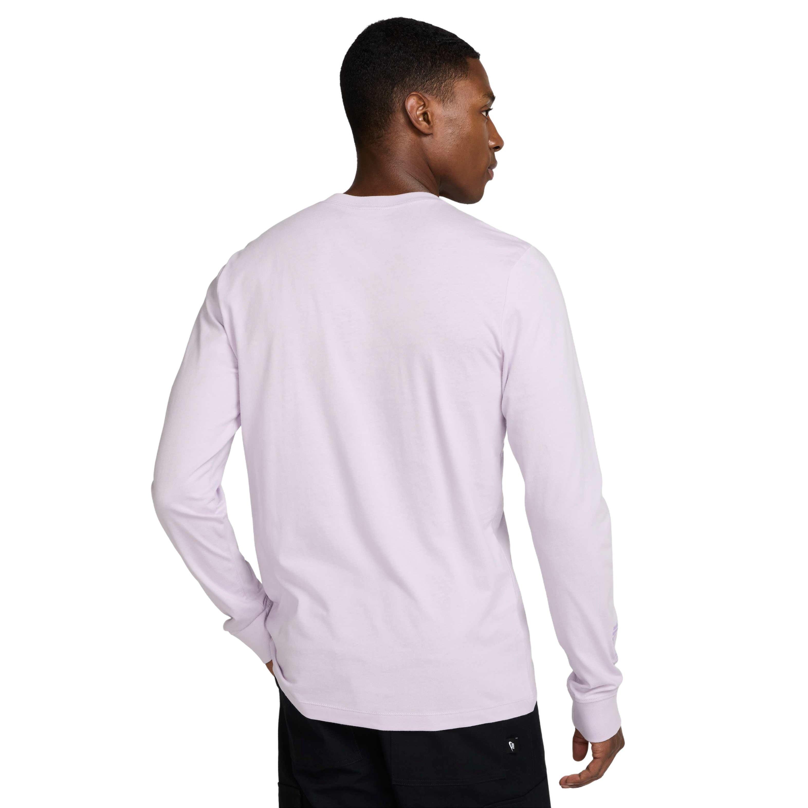Nike Unisex Sportswear Long-Sleeve OC Mixtape T-Shirt -Purple - PURPLE Thumbnail View 2