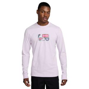 Nike Unisex Sportswear Long-Sleeve OC Mixtape T-Shirt -Purple