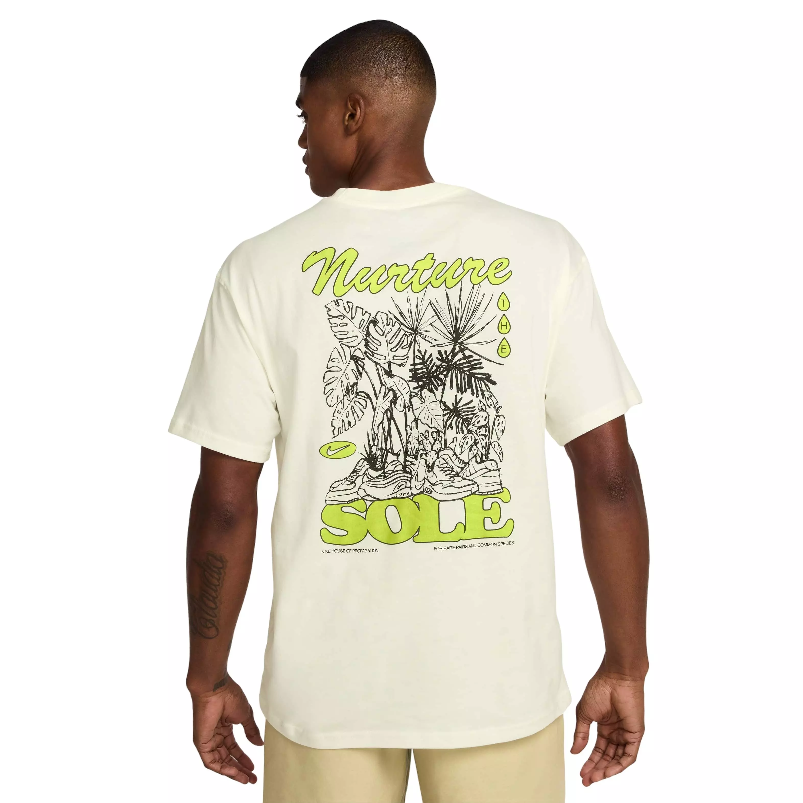 Nike Unisex Sportswear Max90 OC Blooming T-Shirt - WHITE