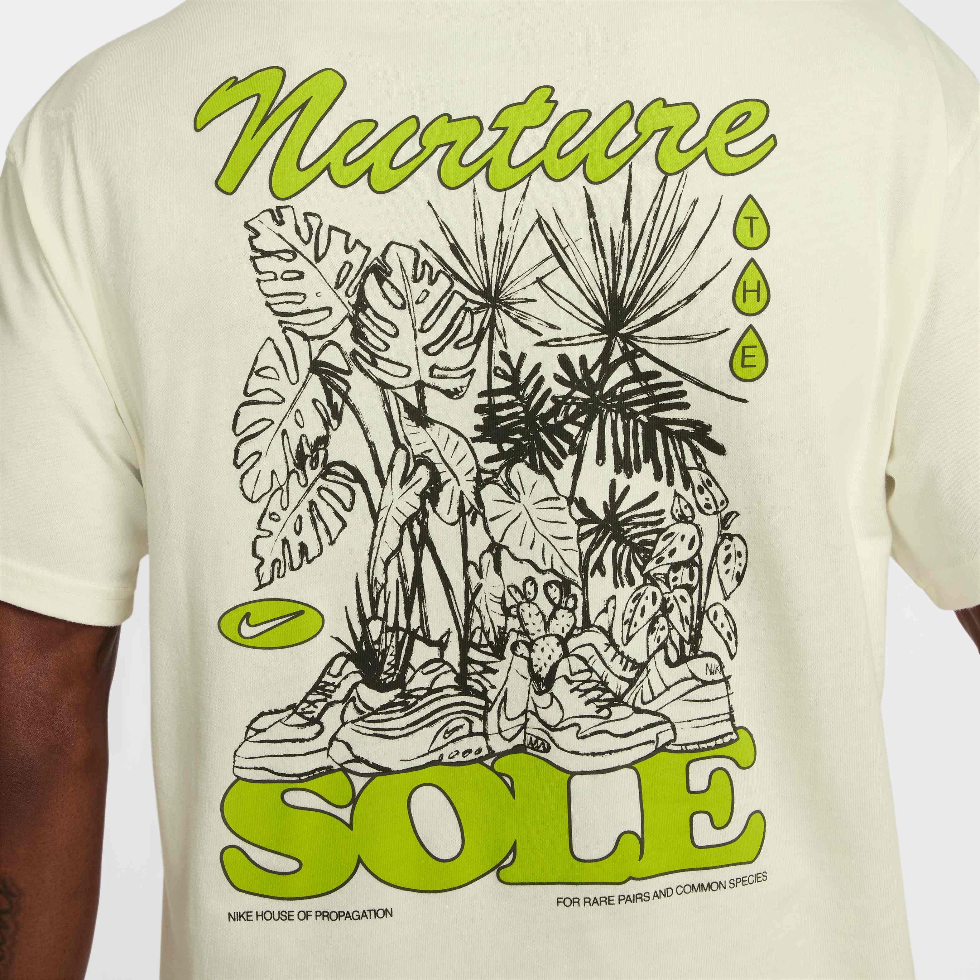 Nike Unisex Sportswear Max90 OC Blooming T-Shirt - WHITE Thumbnail View 5