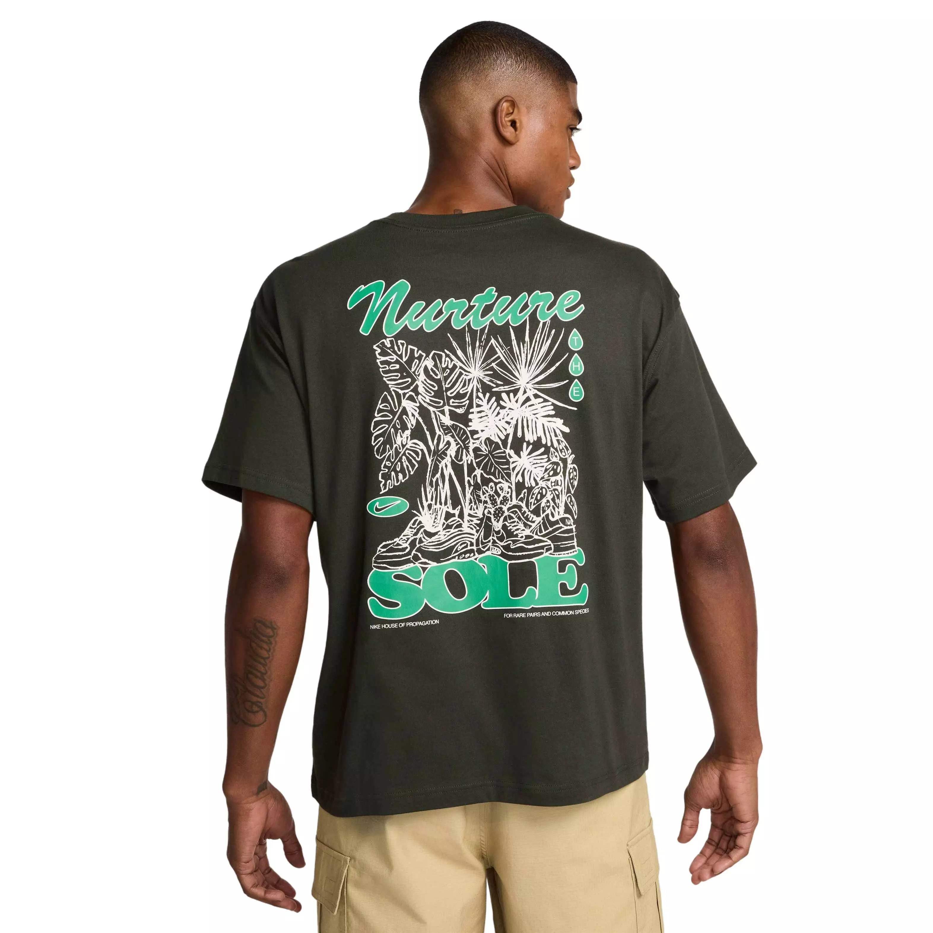 Nike Unisex Sportswear Max90 OC Blooming T-Shirt - GREEN