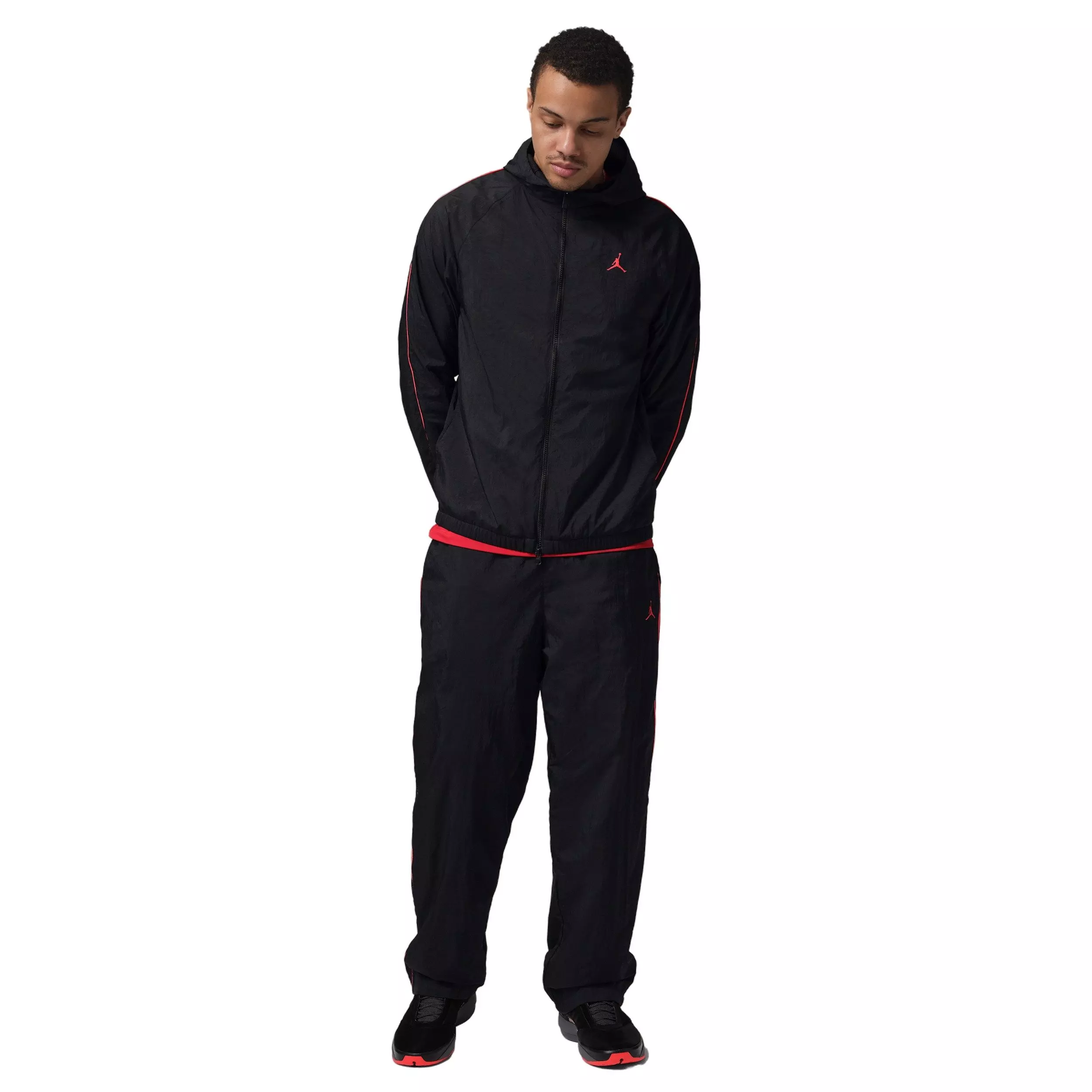 Jordan Men's Sport Classic Pants - Black/White - BLACK/WHITE