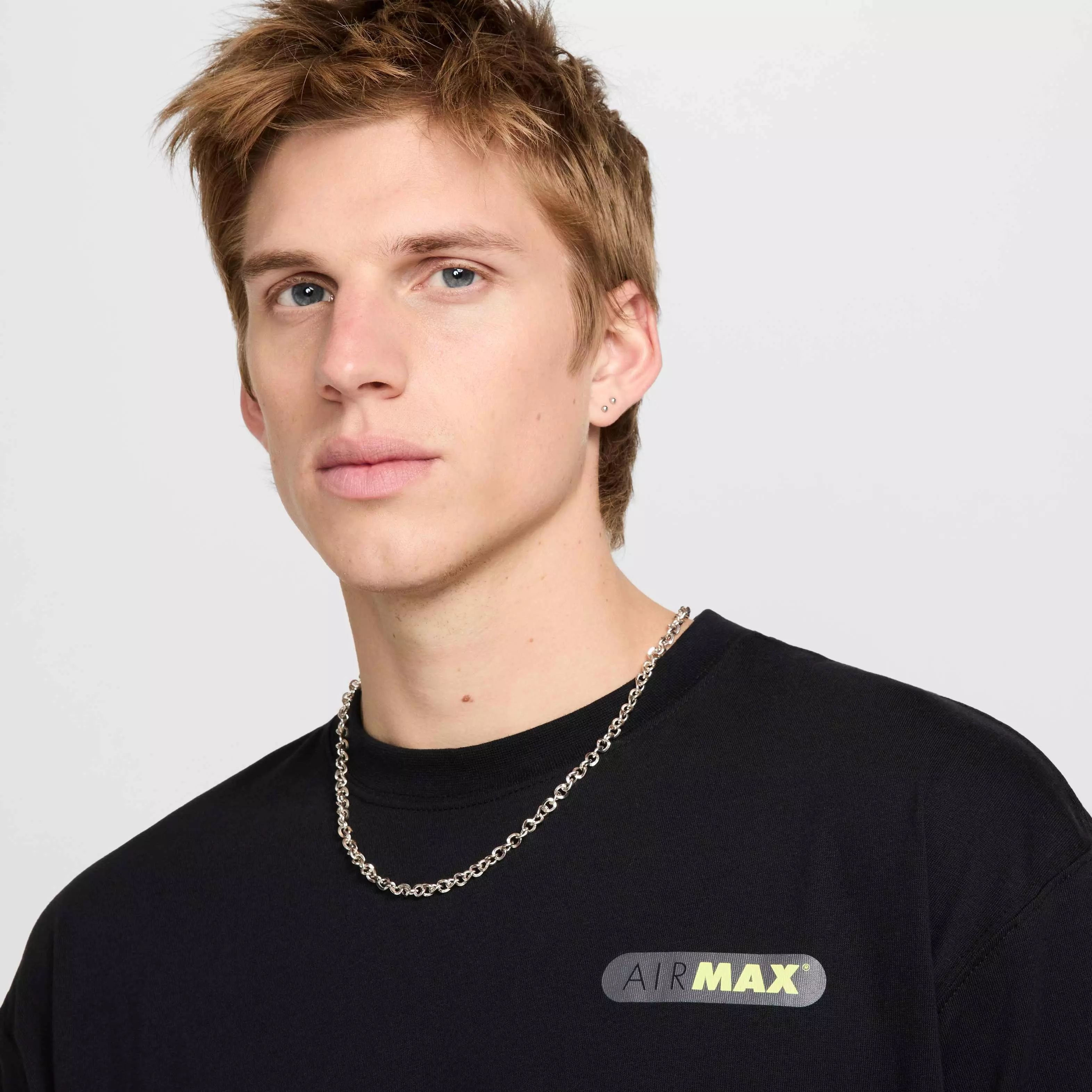 Nike Men's Sportswear Max90 FW Connect 2 T-Shirt - BLACK