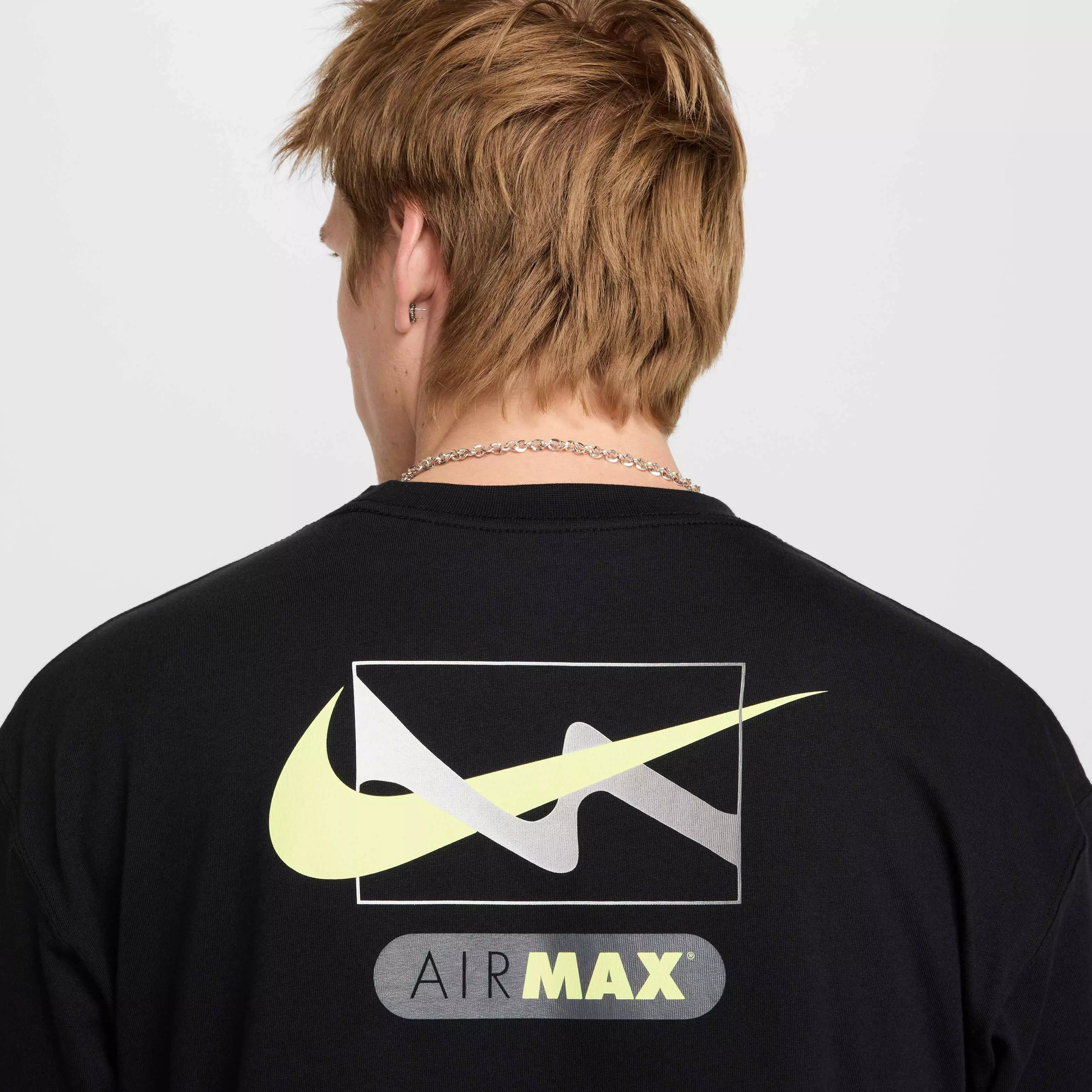 Nike Men's Sportswear Max90 FW Connect 2 T-Shirt - BLACK