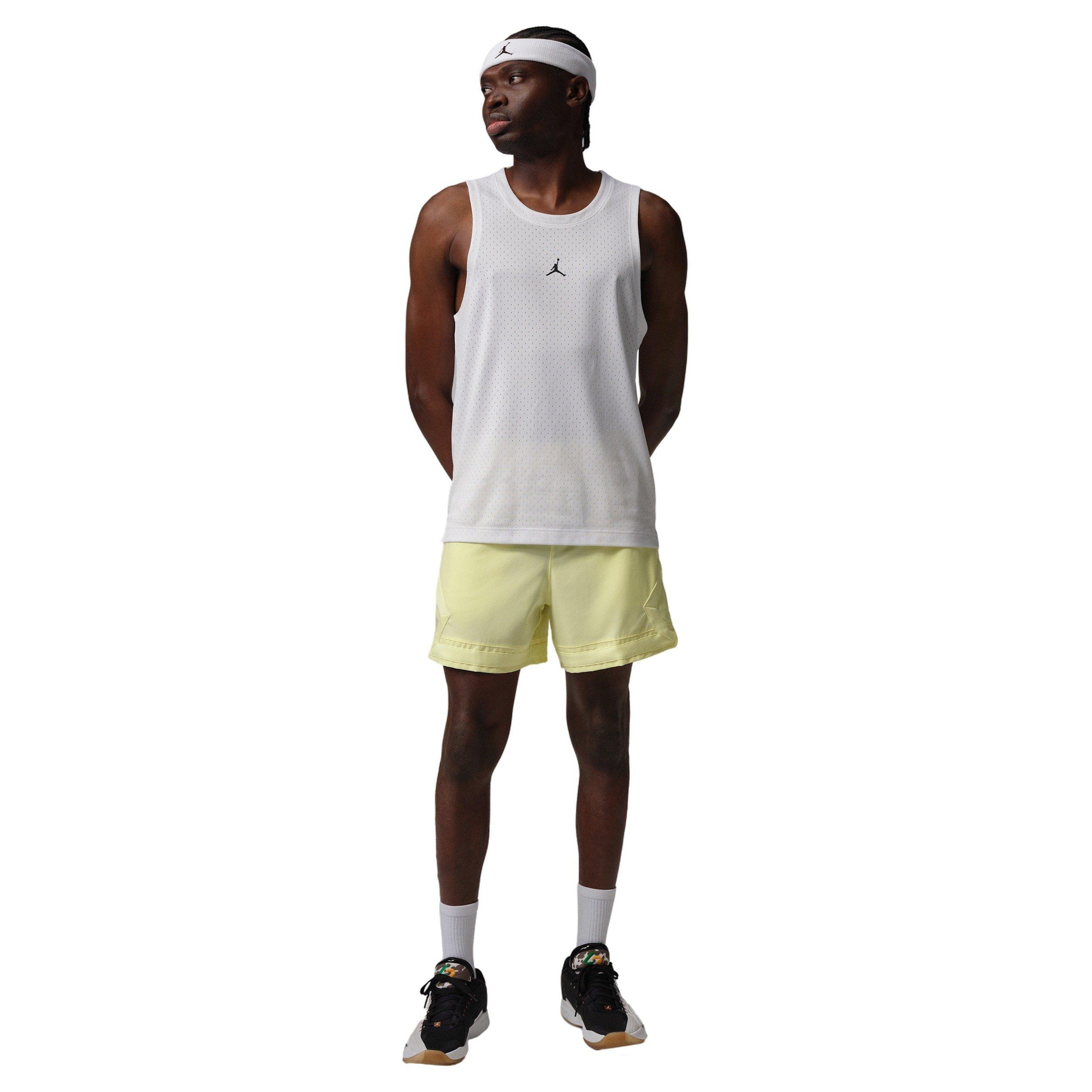 Jordan Men's Sport Dri-FIT Woven Diamond Shorts - GREEN Thumbnail View 6
