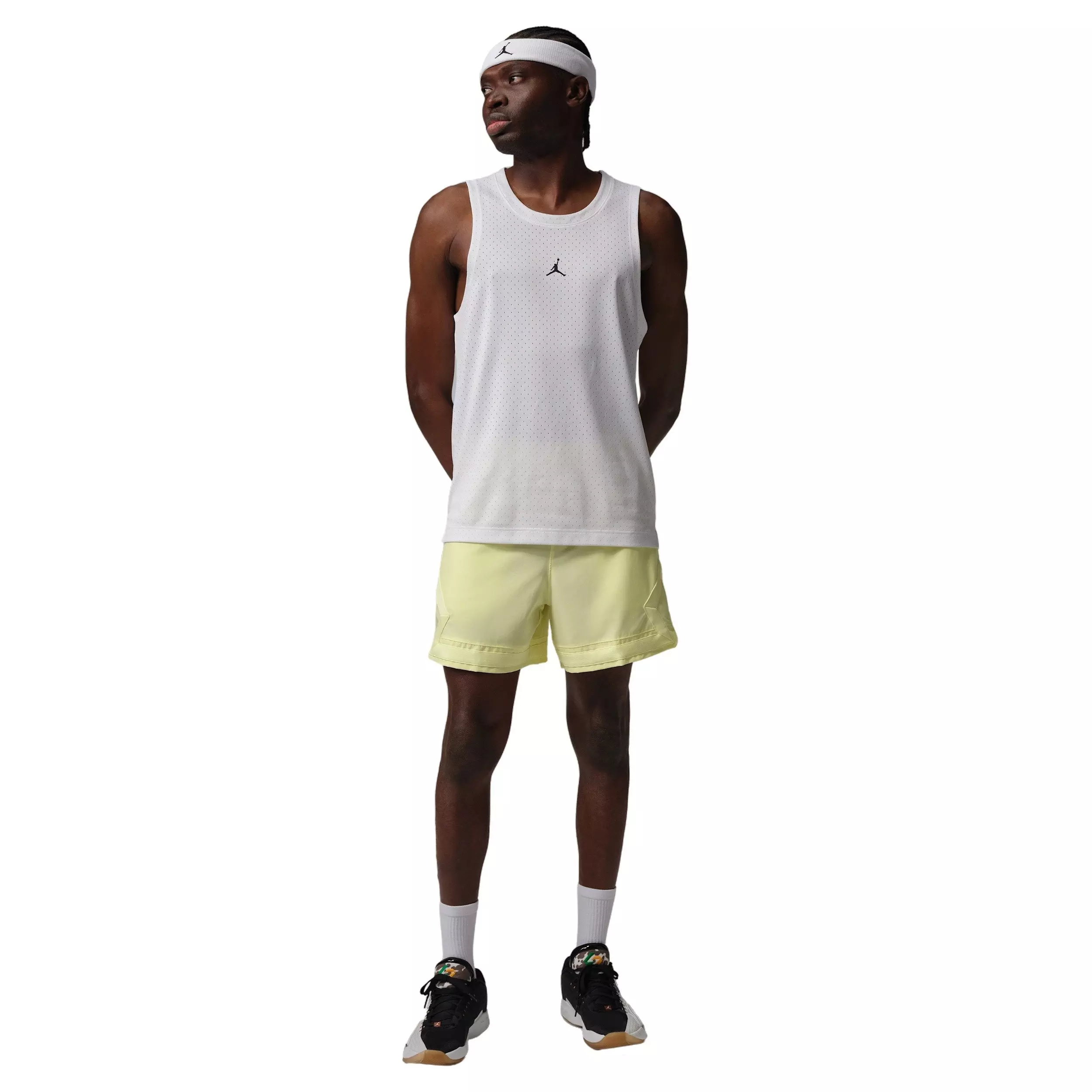 Jordan Men's Sport Dri-FIT Woven Diamond Shorts - GREEN