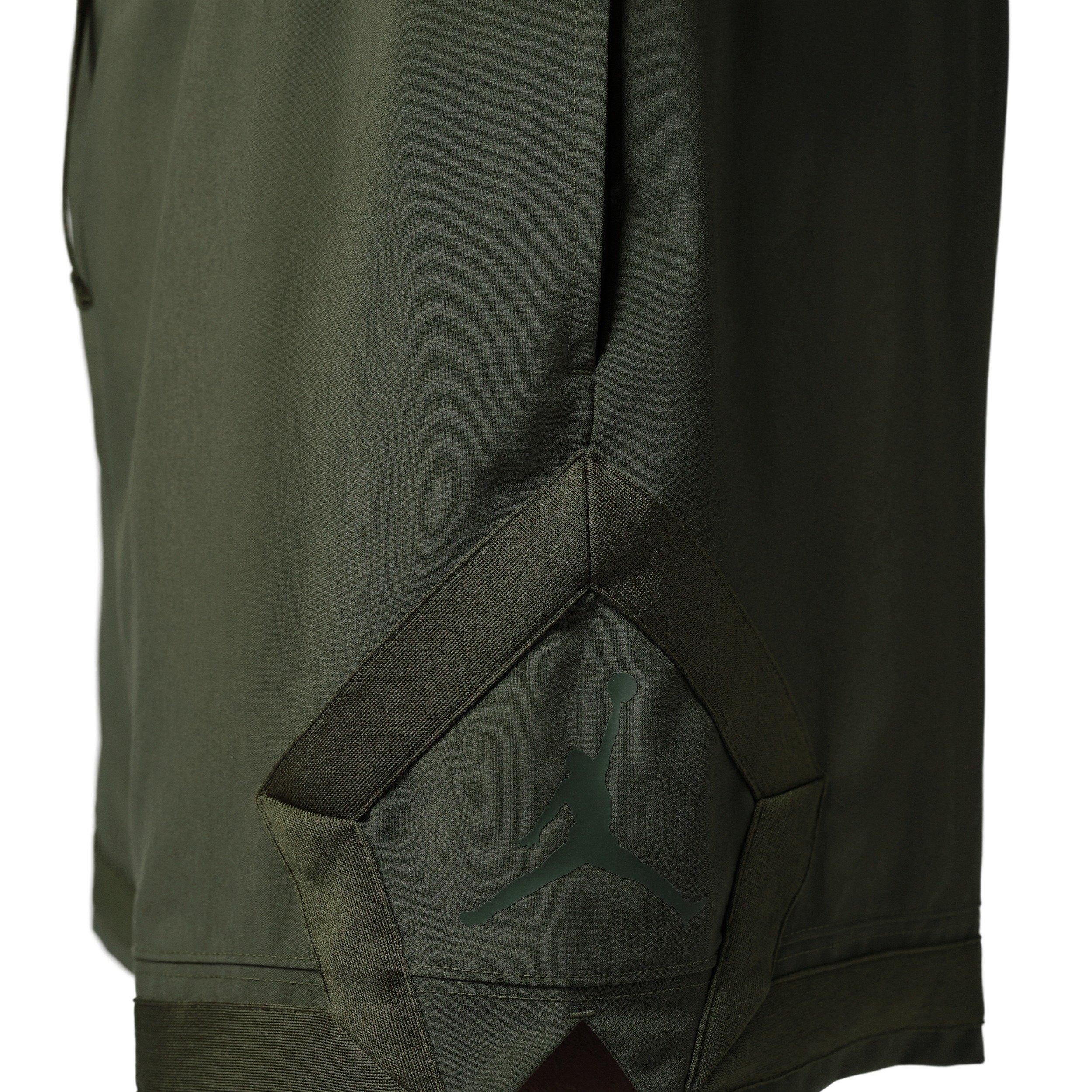 Jordan Men's Sport Dri-FIT Woven Diamond Shorts - DARK GREEN Thumbnail View 4