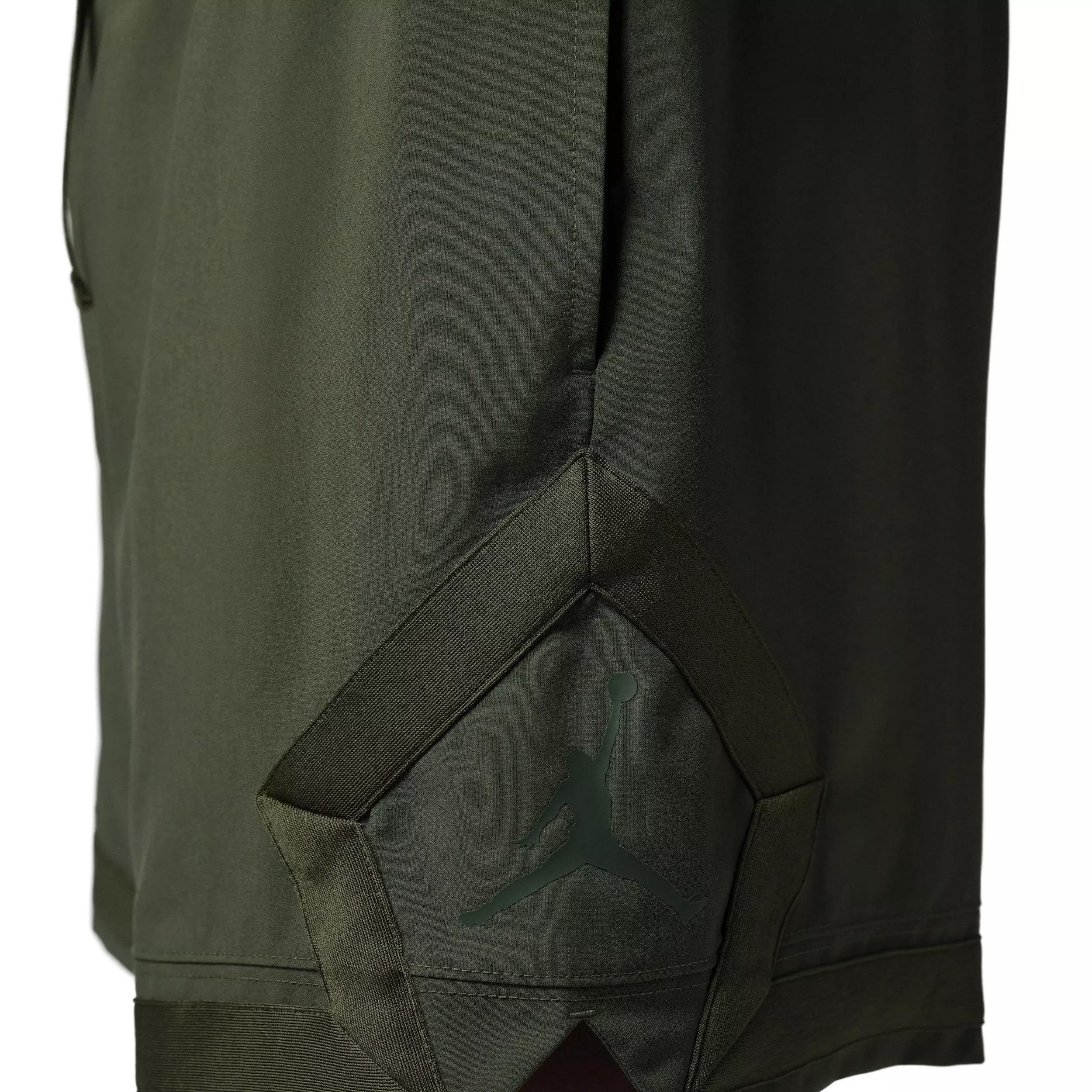 Jordan Men's Sport Dri-FIT Woven Diamond Shorts - DARK GREEN