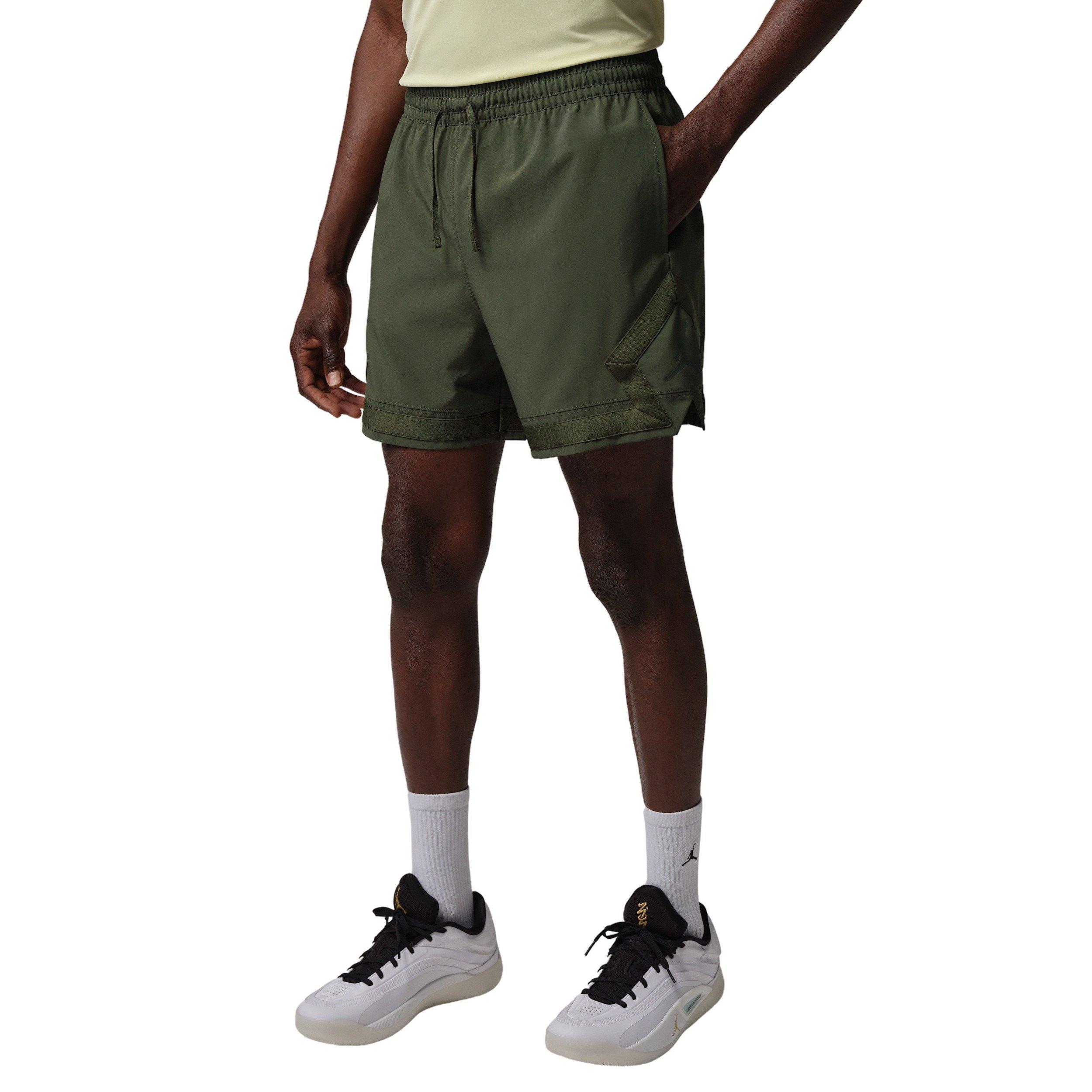 Jordan Men's Sport Dri-FIT Woven Diamond Shorts - DARK GREEN Thumbnail View 5